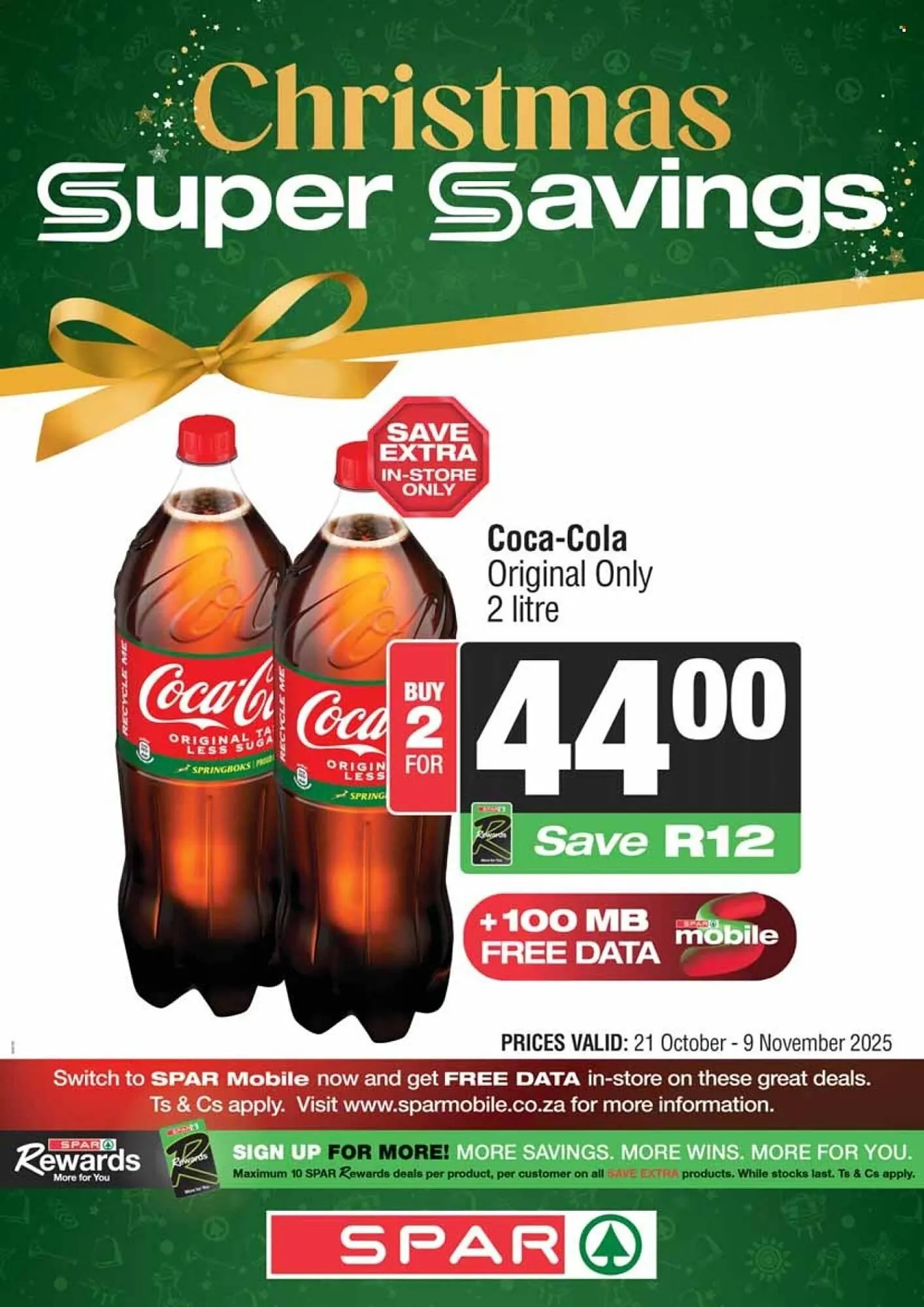 Spar catalogue from 21 October to 8 November 2025 - Catalogue Page 1
