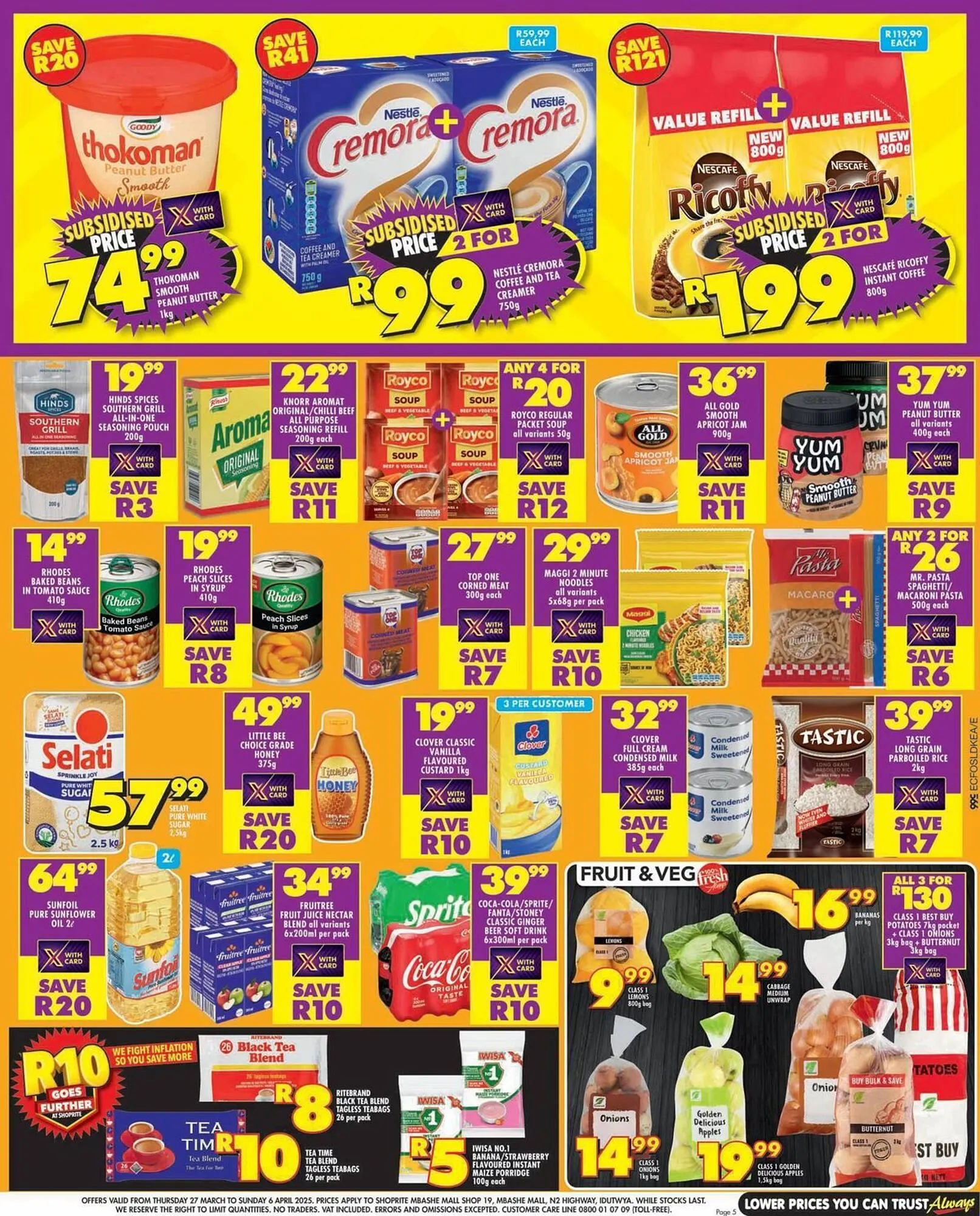 Shoprite catalogue from 27 March to 6 April 2025 - Catalogue Page 5
