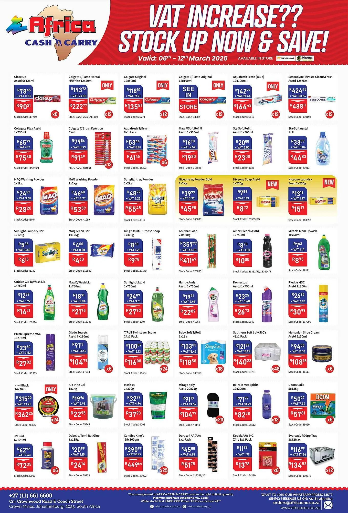 Africa Cash and Carry catalogue from 6 March to 12 March 2025 - Catalogue Page 4