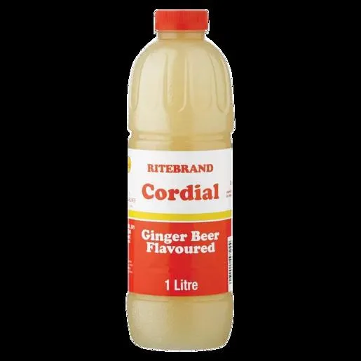 Ritebrand Ginger Beer Flavoured Concentrated Cordial 1L