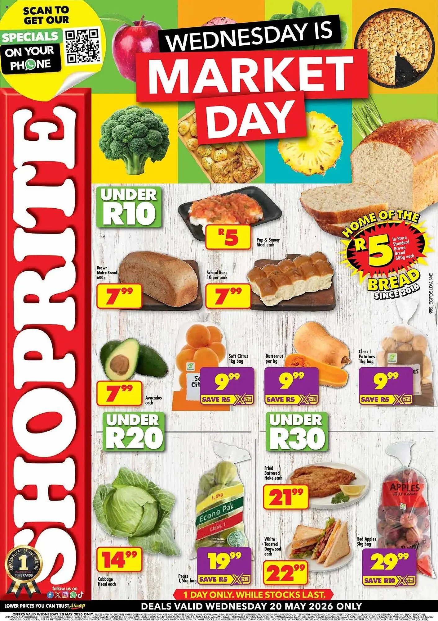 Shoprite catalogue from 20 May to 20 May 2026 - Catalogue Page 1