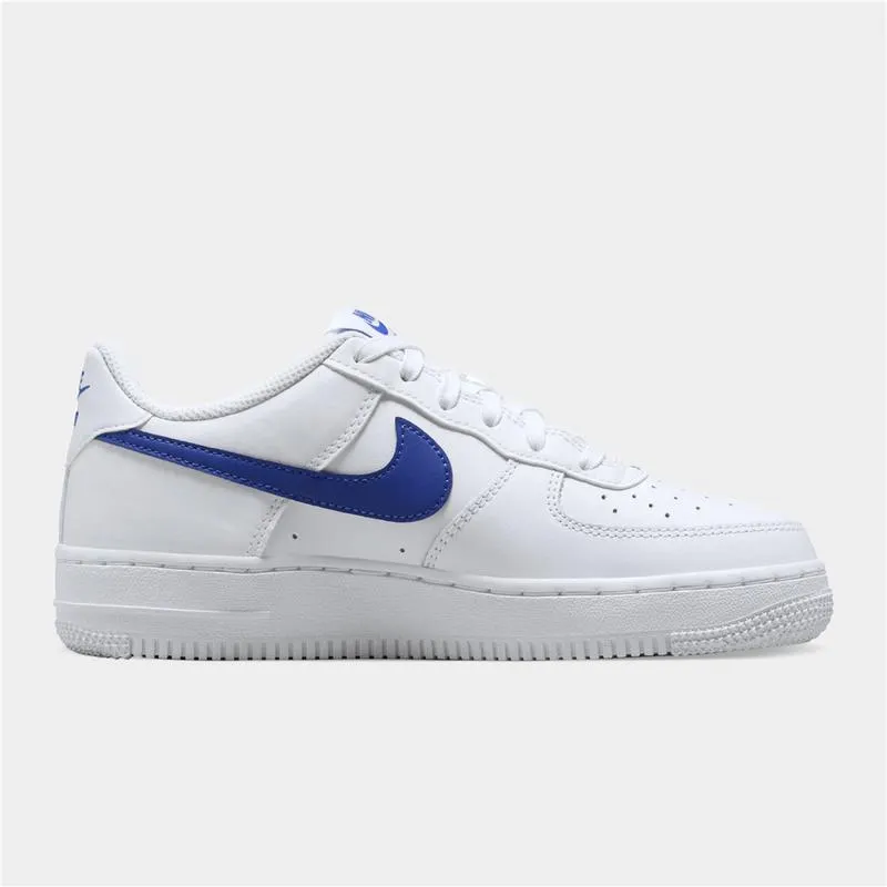 Nike Junior Air Force 1 White/Blue Sneaker