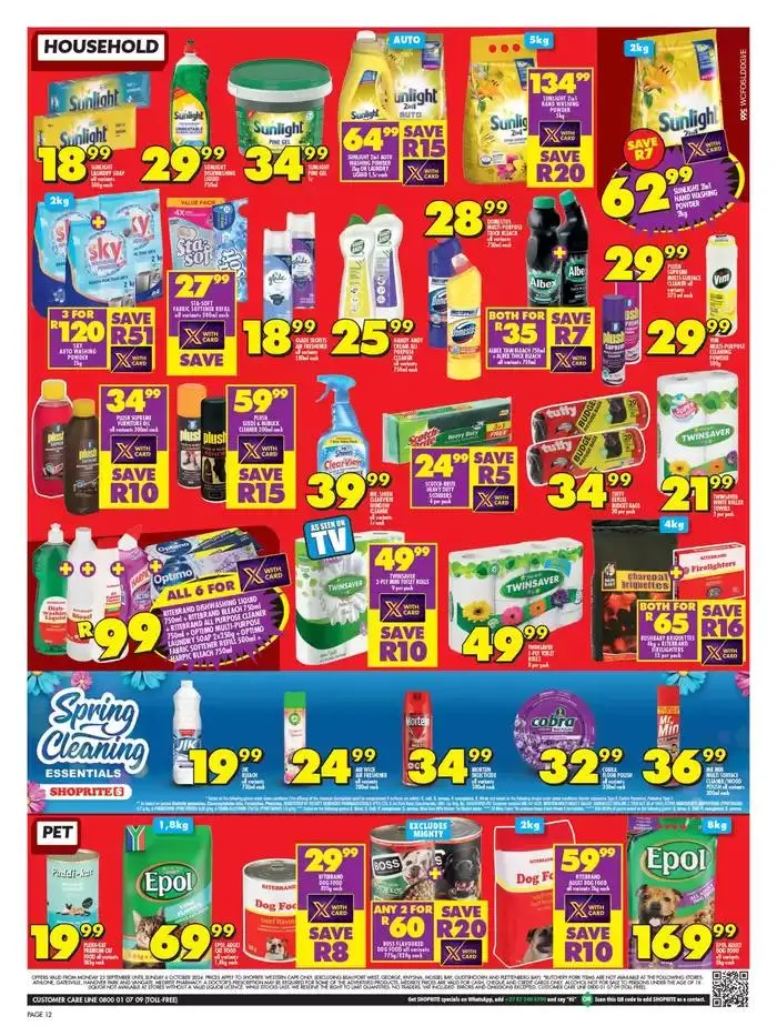 Shoprite Promise Western Cape from 24 September to 6 October 2024 - Catalogue Page 12