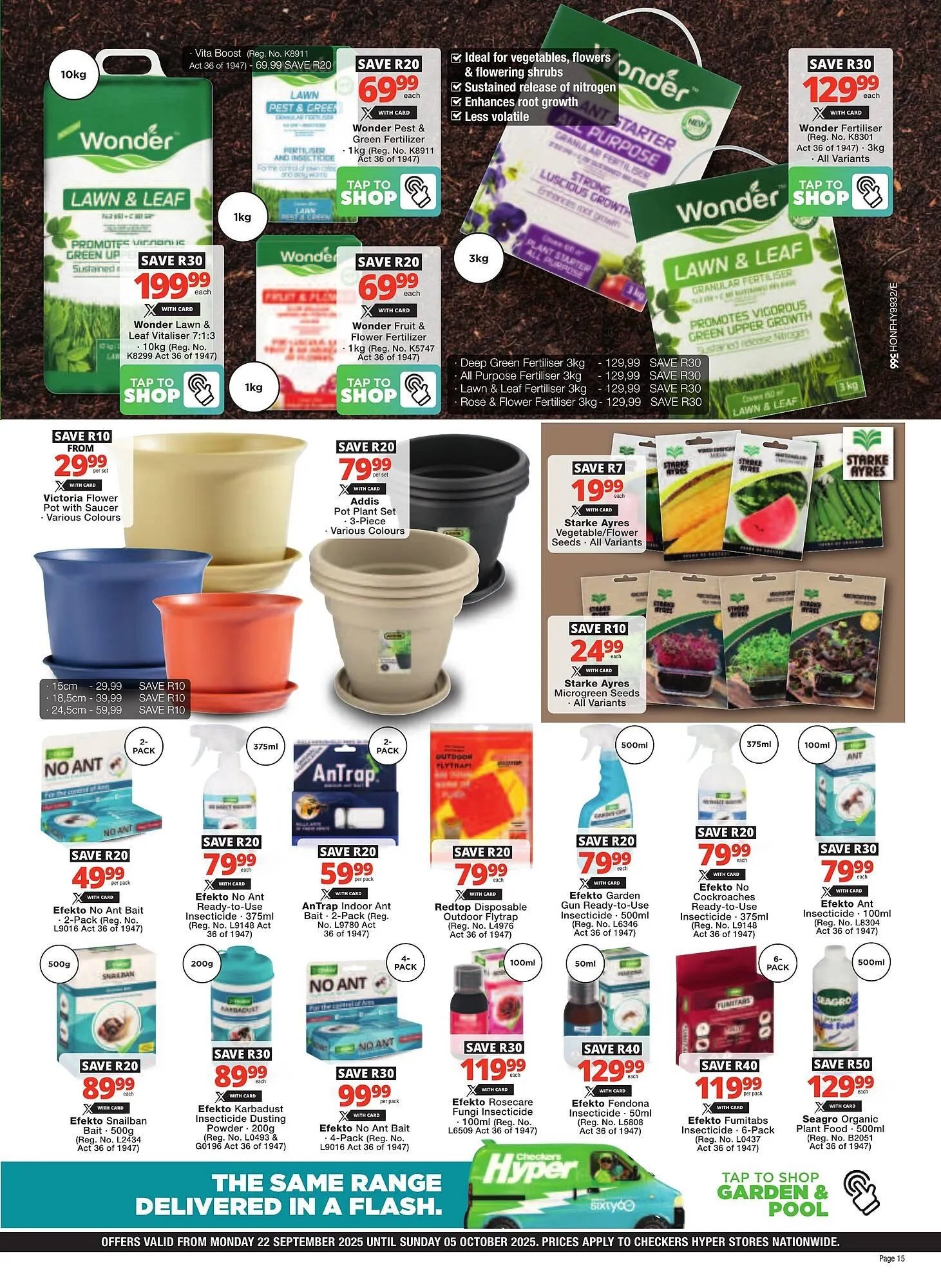 Checkers catalogue from 25 September to 5 October 2025 - Catalogue Page 15