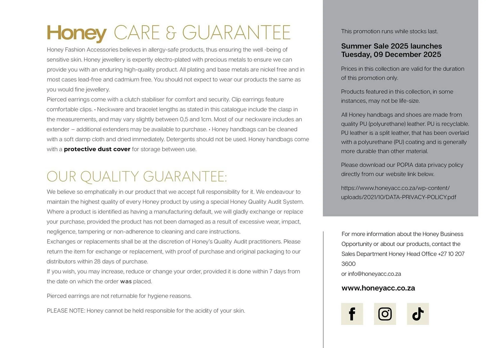 Honey Fashion Accessories catalogue from 23 January to 19 February 2026 - Catalogue Page 179