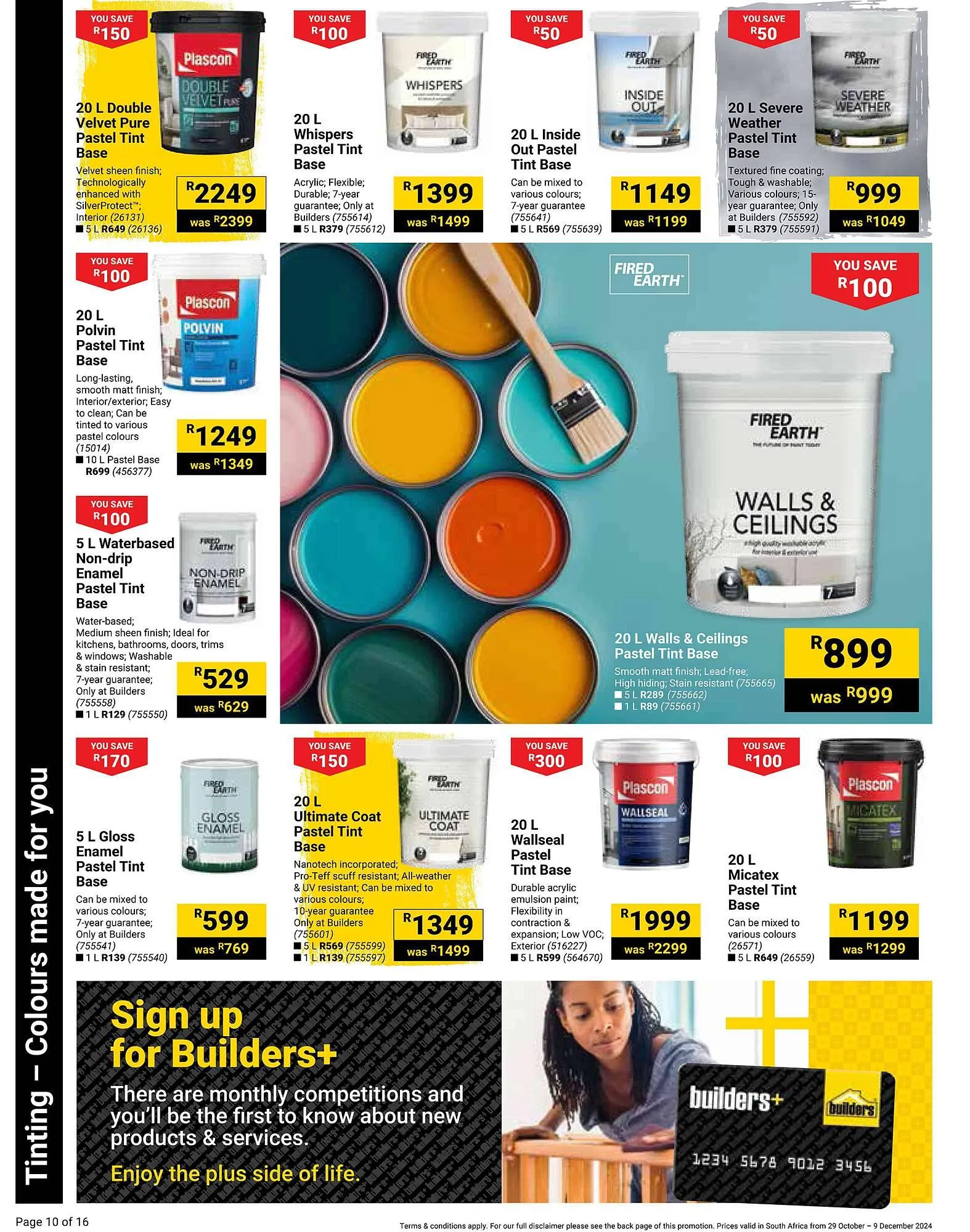 Builders Warehouse catalogue from 29 October to 9 December 2024 - Catalogue Page 10