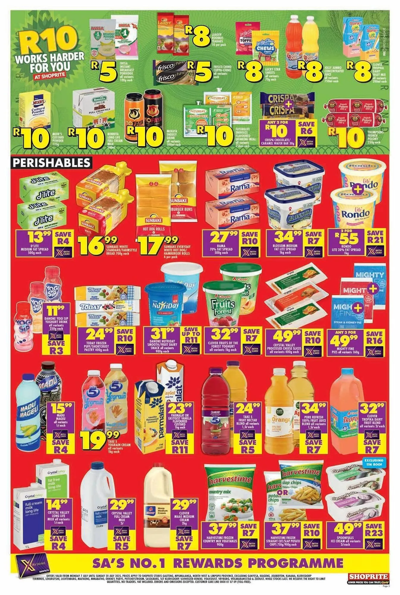 Shoprite catalogue from 7 July to 20 July 2025 - Catalogue Page 3