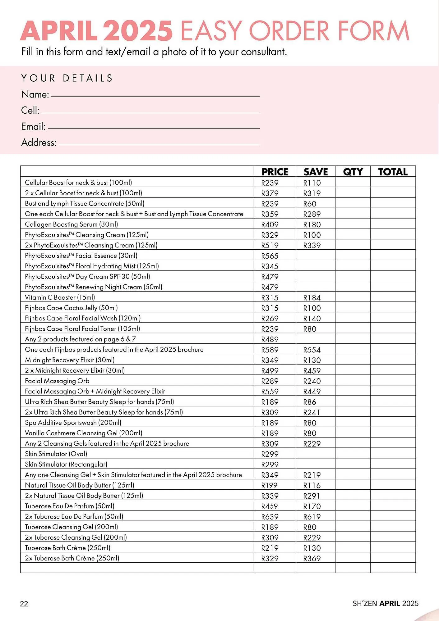 Sh'Zen catalogue from 1 April to 30 April 2025 - Catalogue Page 22