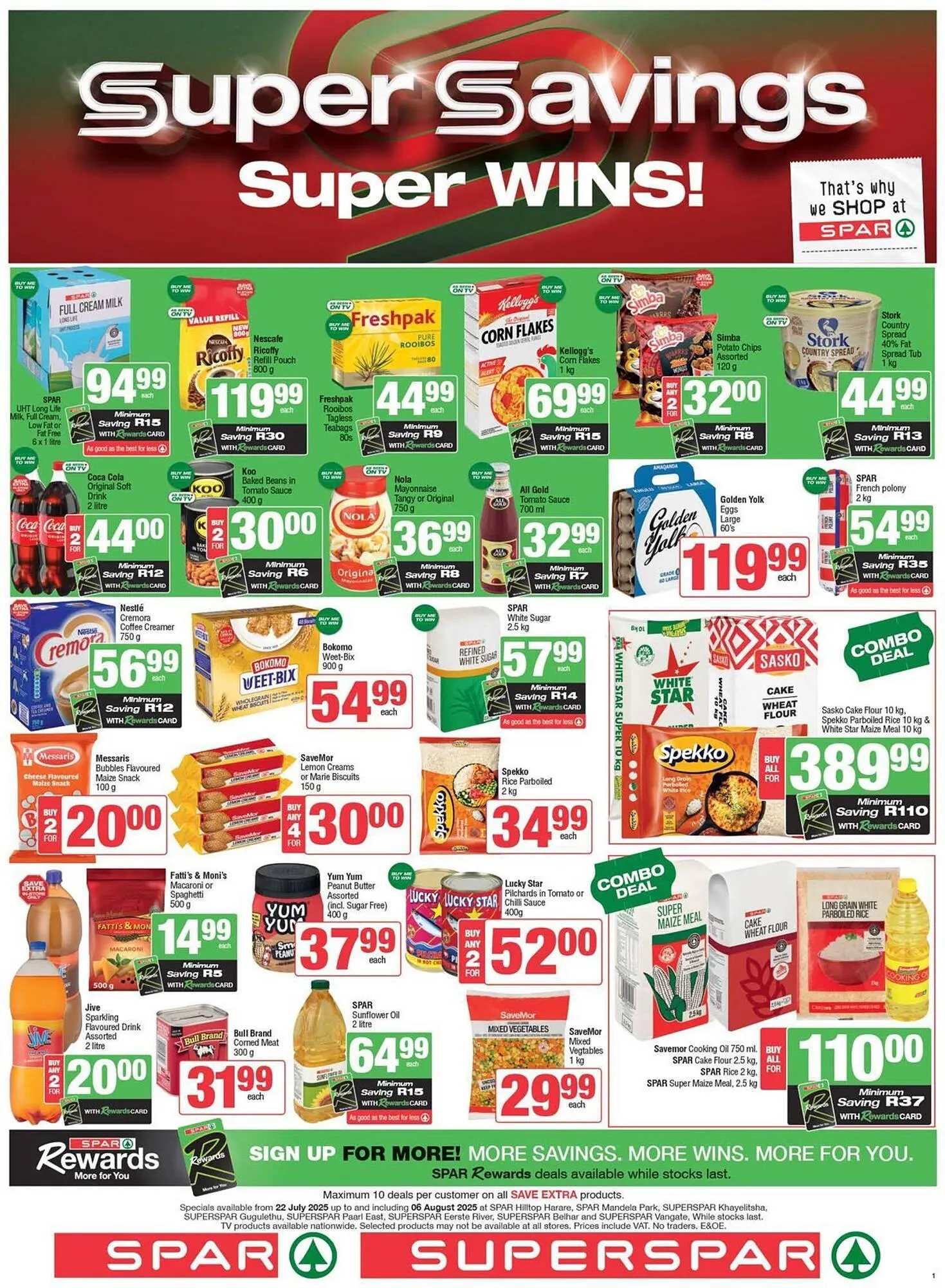 Spar catalogue from 30 July to 6 August 2025 - Catalogue Page 1