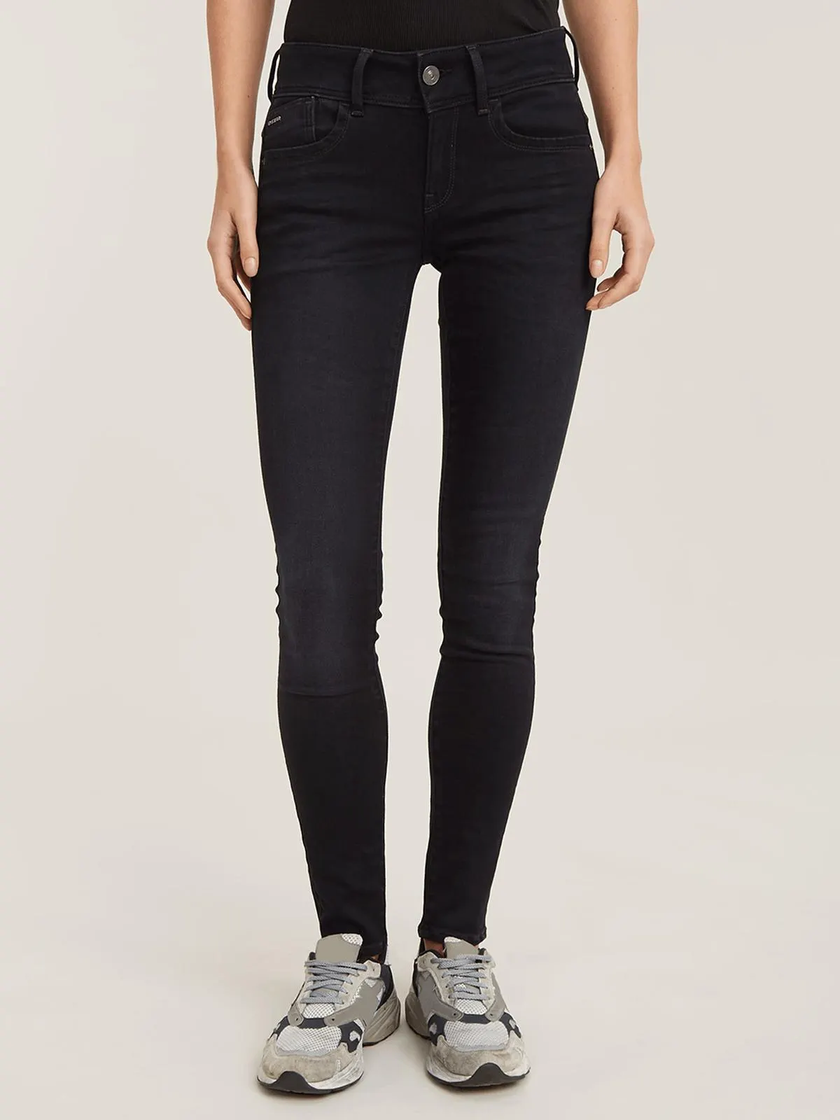G-Star Women's Lynn Skinny Neo Black Jeans