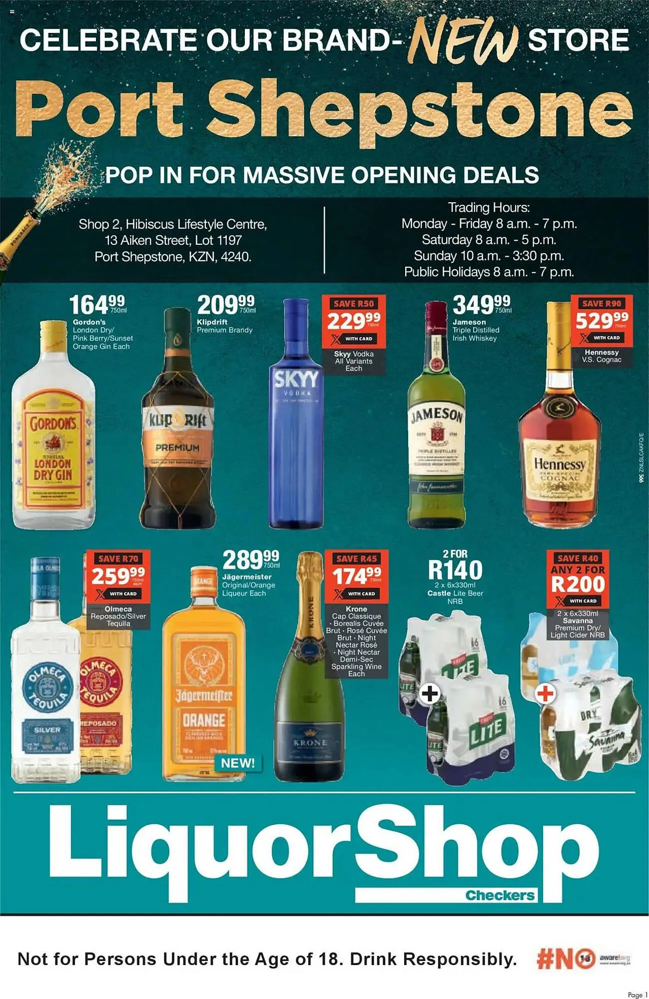 Checkers catalogue from 1 September to 14 September 2025 - Catalogue Page 1