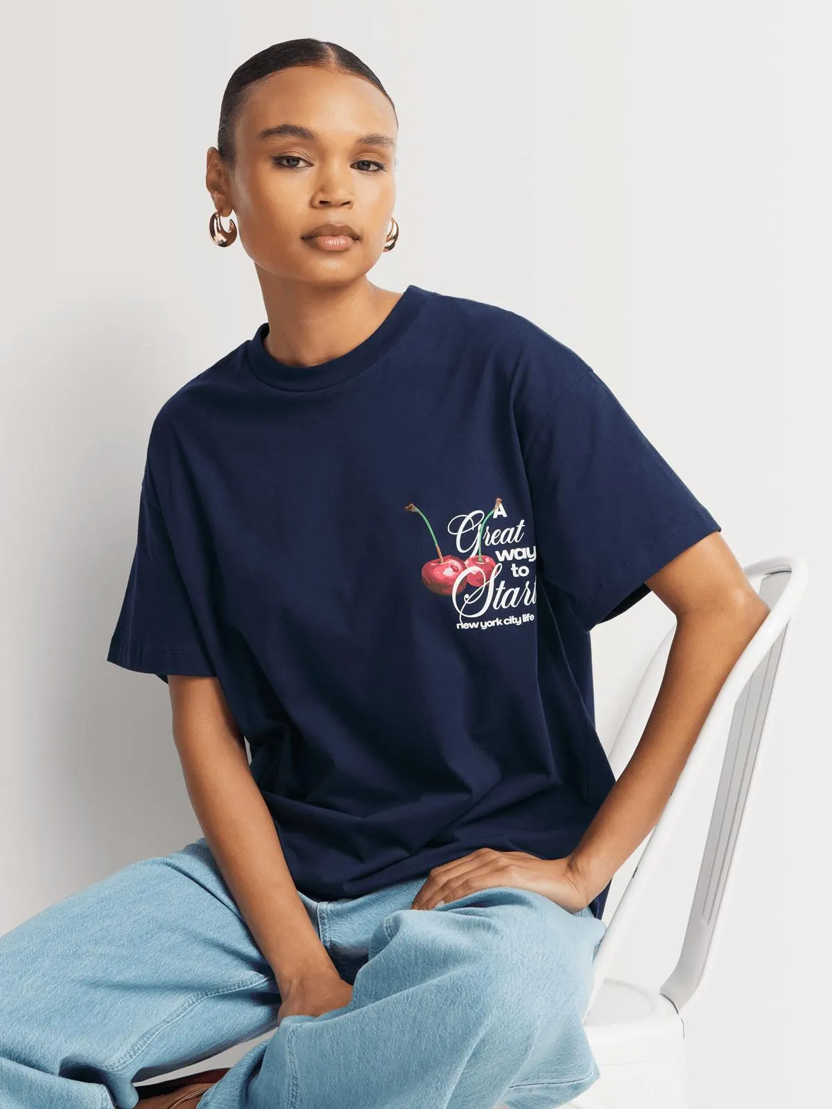 Pancake Oversized Graphic T-Shirt