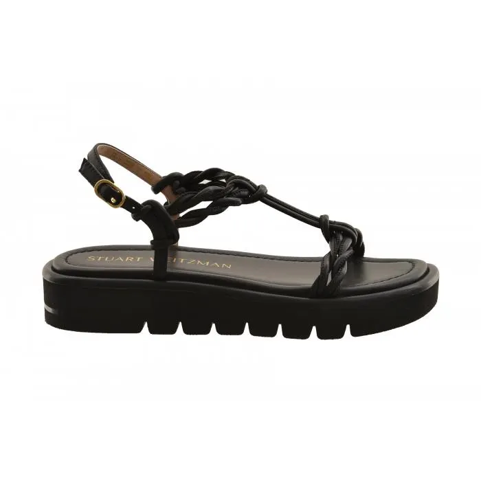 Stuart Weitzman Plaited Strap Flatron