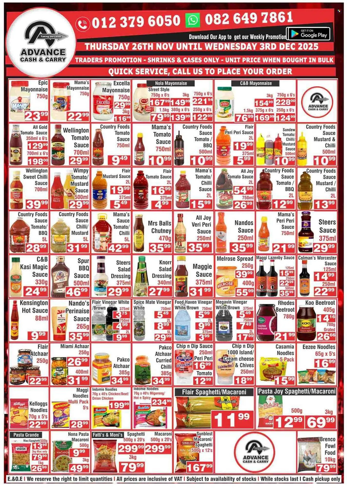 Advance Cash n Carry catalogue - 1