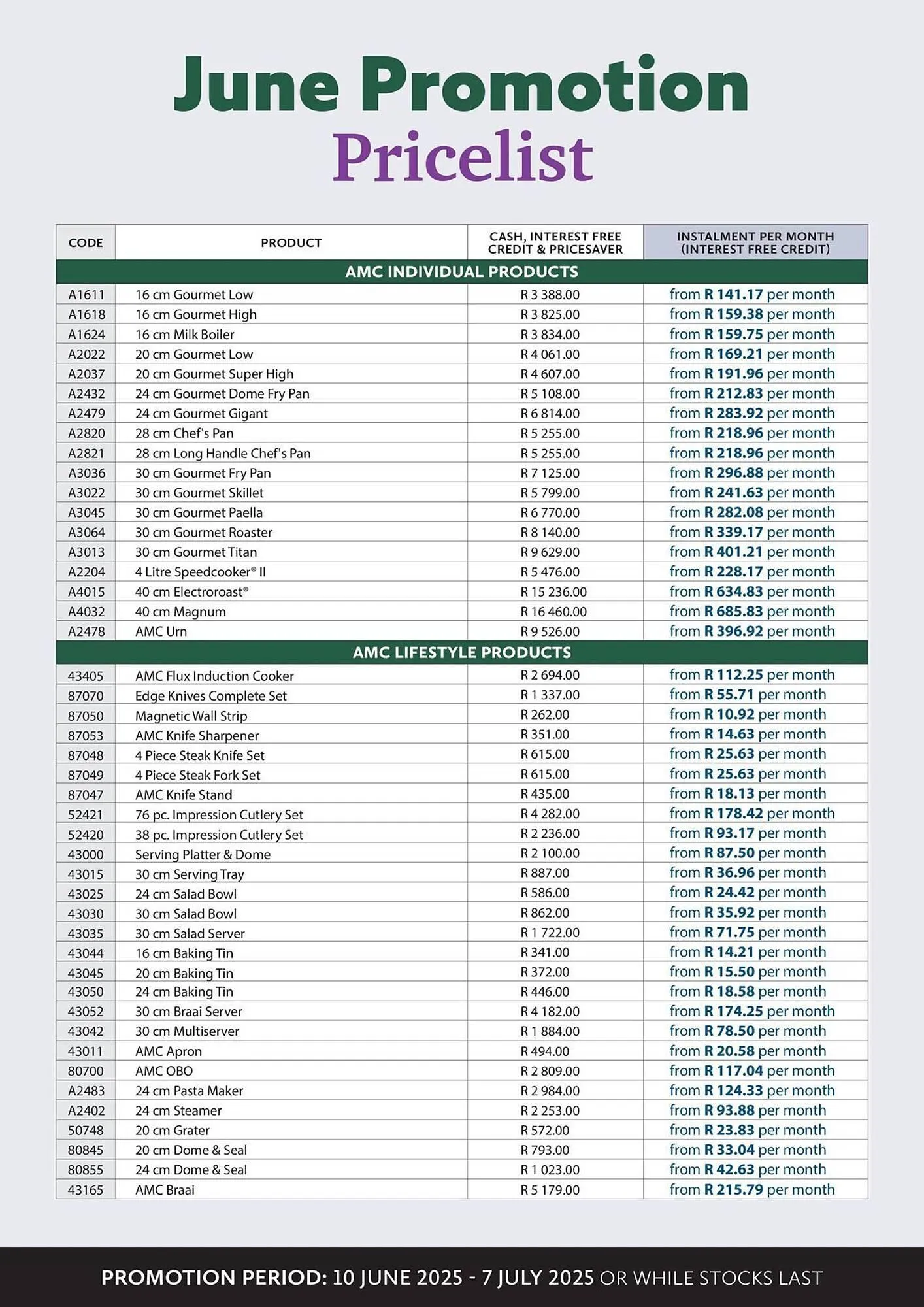 AMC Cookware catalogue from 12 June to 7 July 2025 - Catalogue Page 6