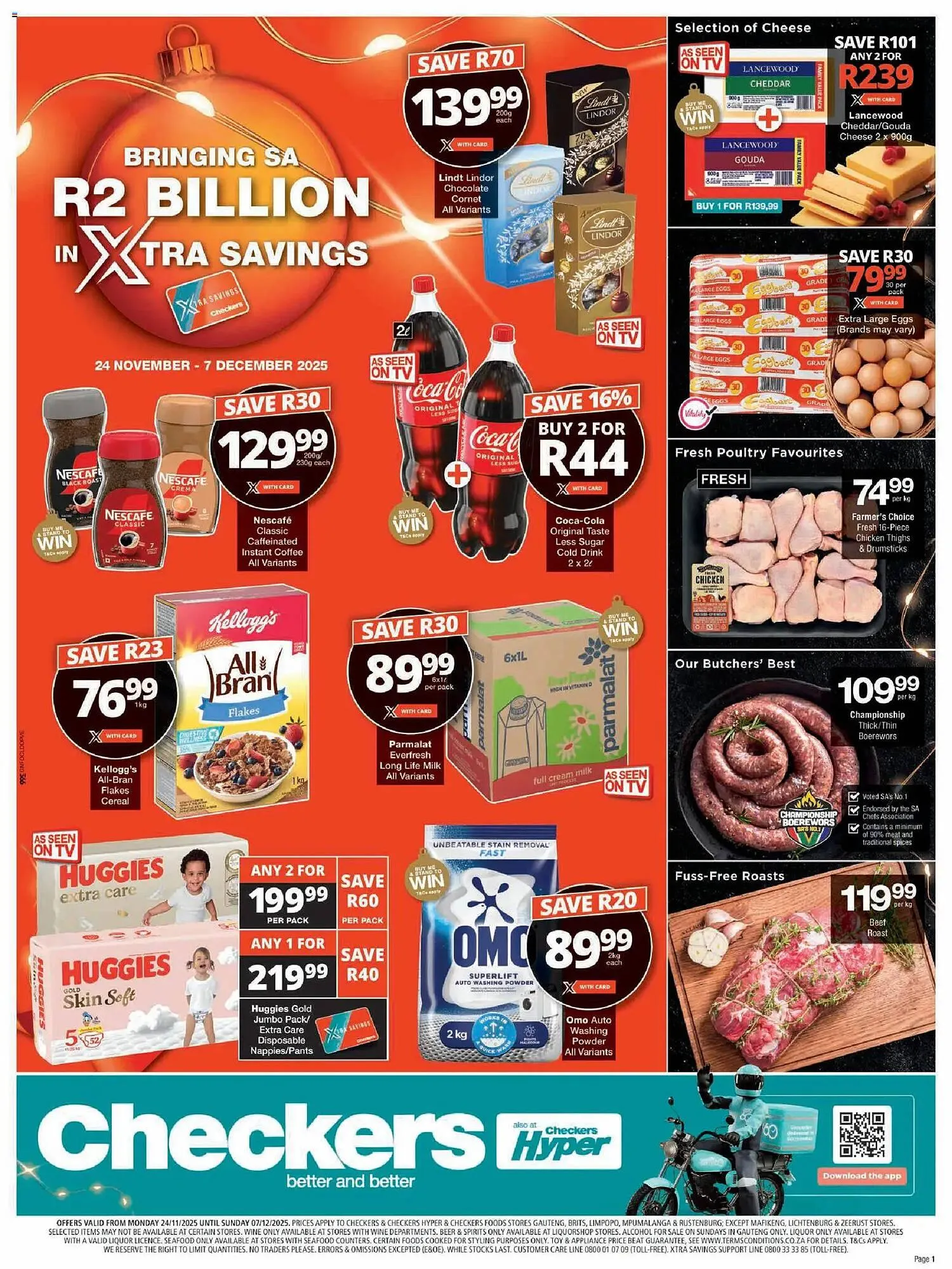Checkers catalogue from 24 November to 7 December 2025 - Catalogue Page 1