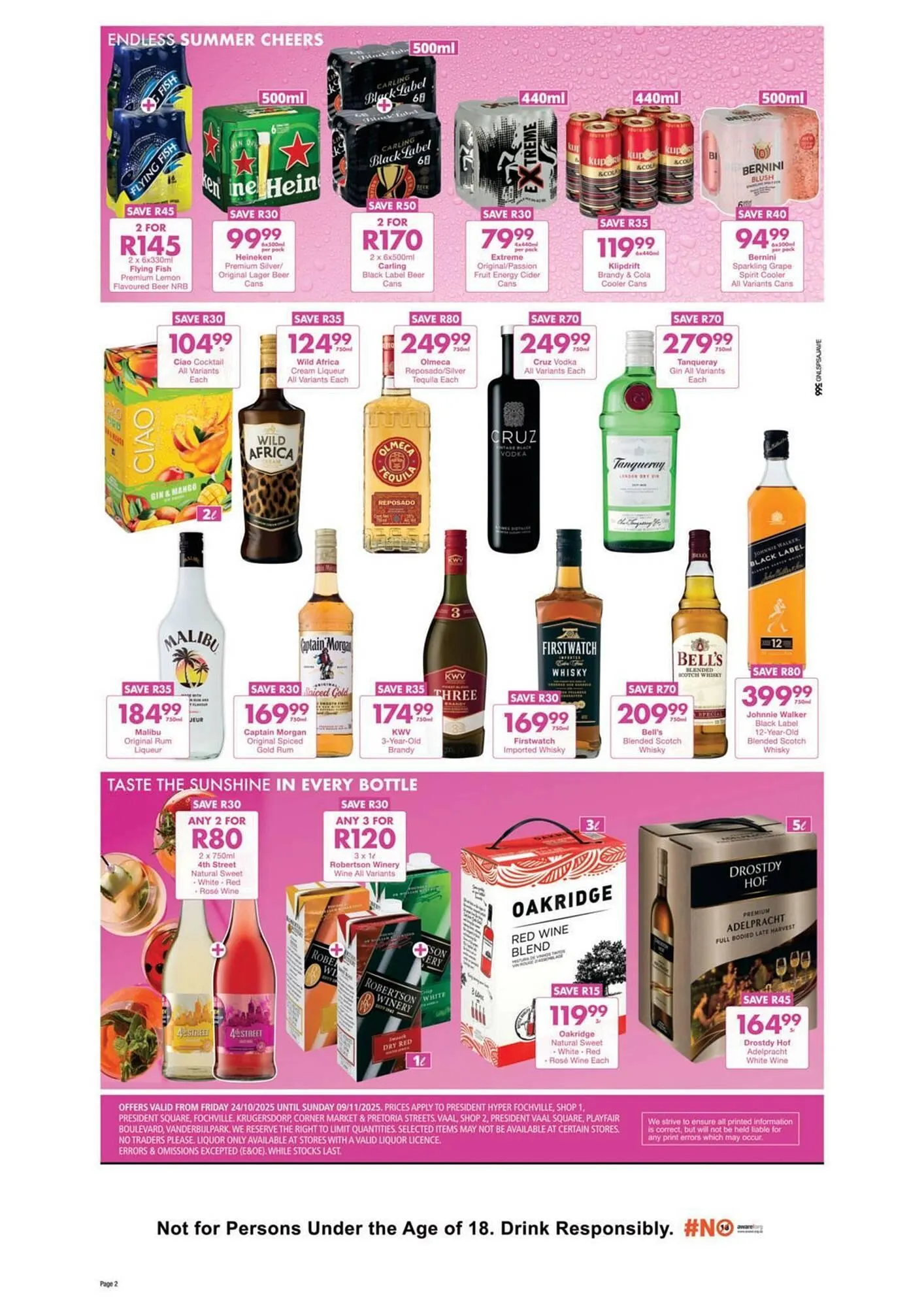 President Hyper catalogue from 24 October to 9 November 2025 - Catalogue Page 2