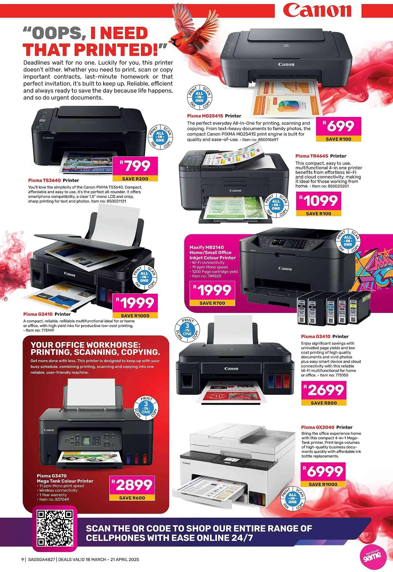 Game catalogue from 18 March to 28 April 2025 - Catalogue Page 9