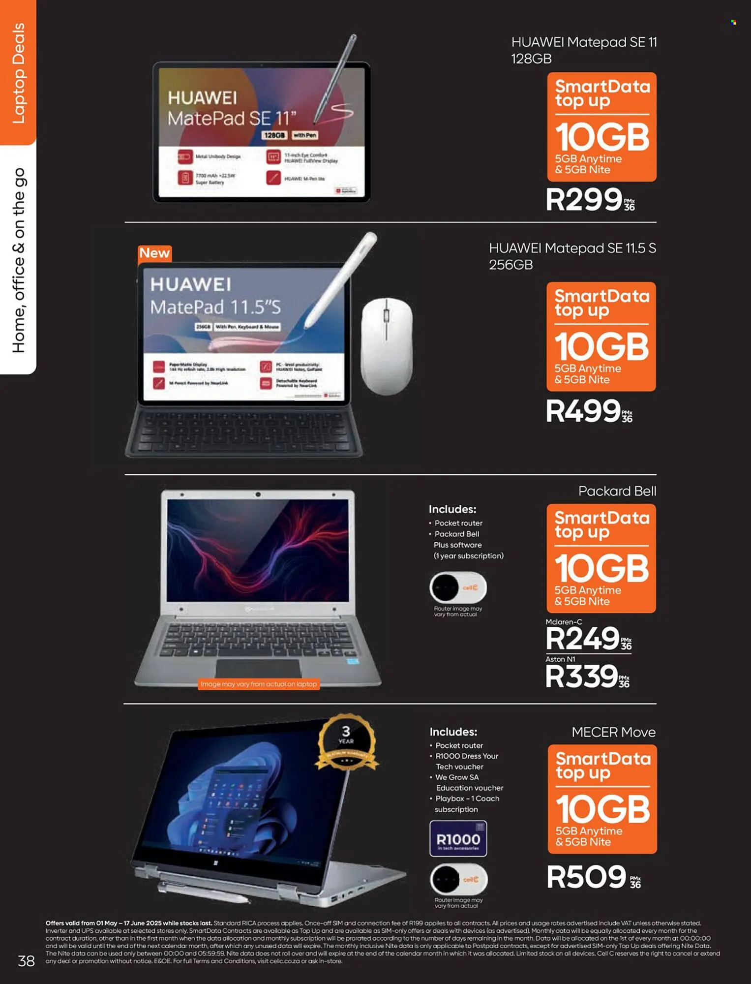 Cell C catalogue from 1 May to 17 June 2025 - Catalogue Page 38