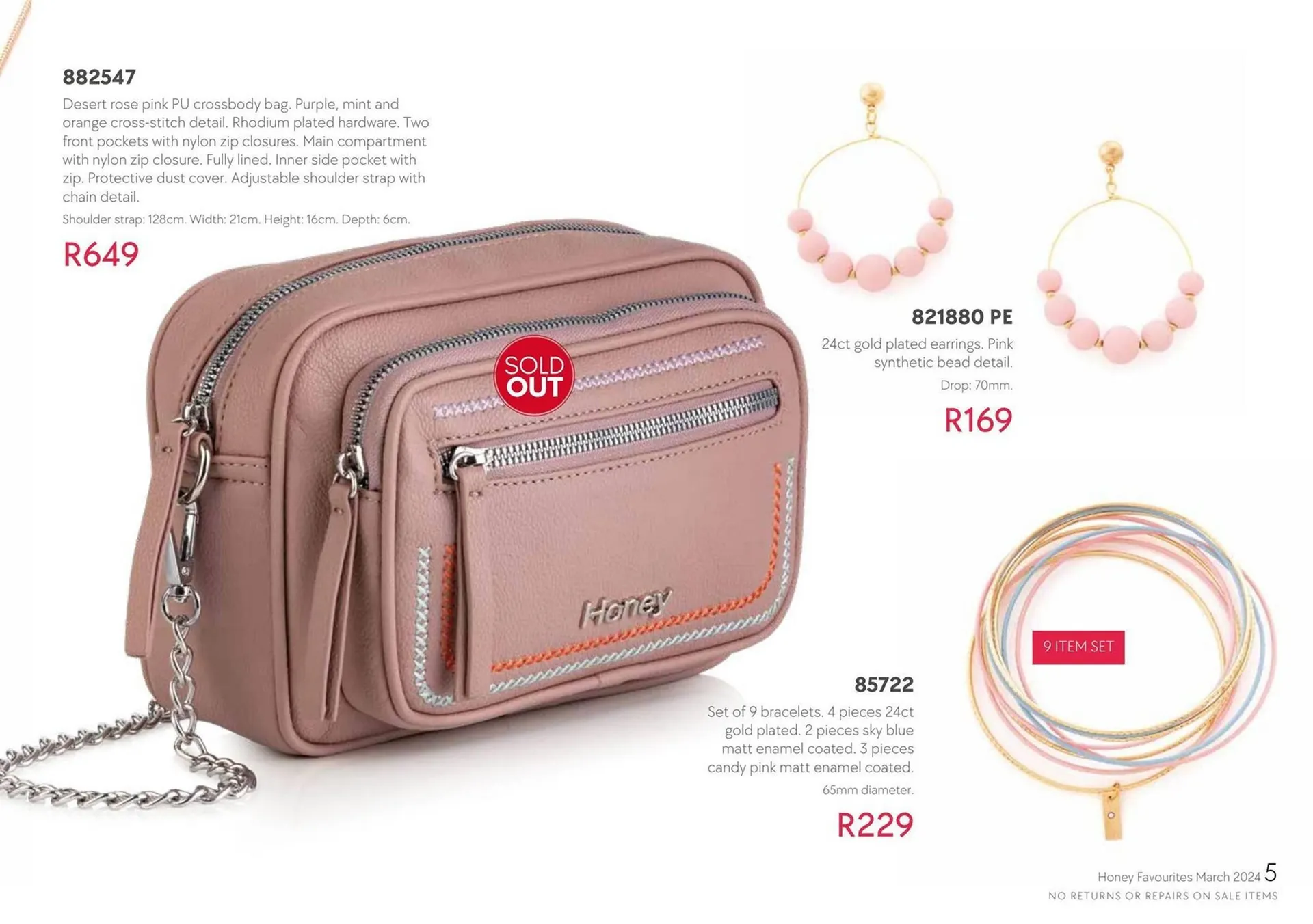 Honey Fashion Accessories catalogue from 29 March to 30 April 2024 - Catalogue Page 67