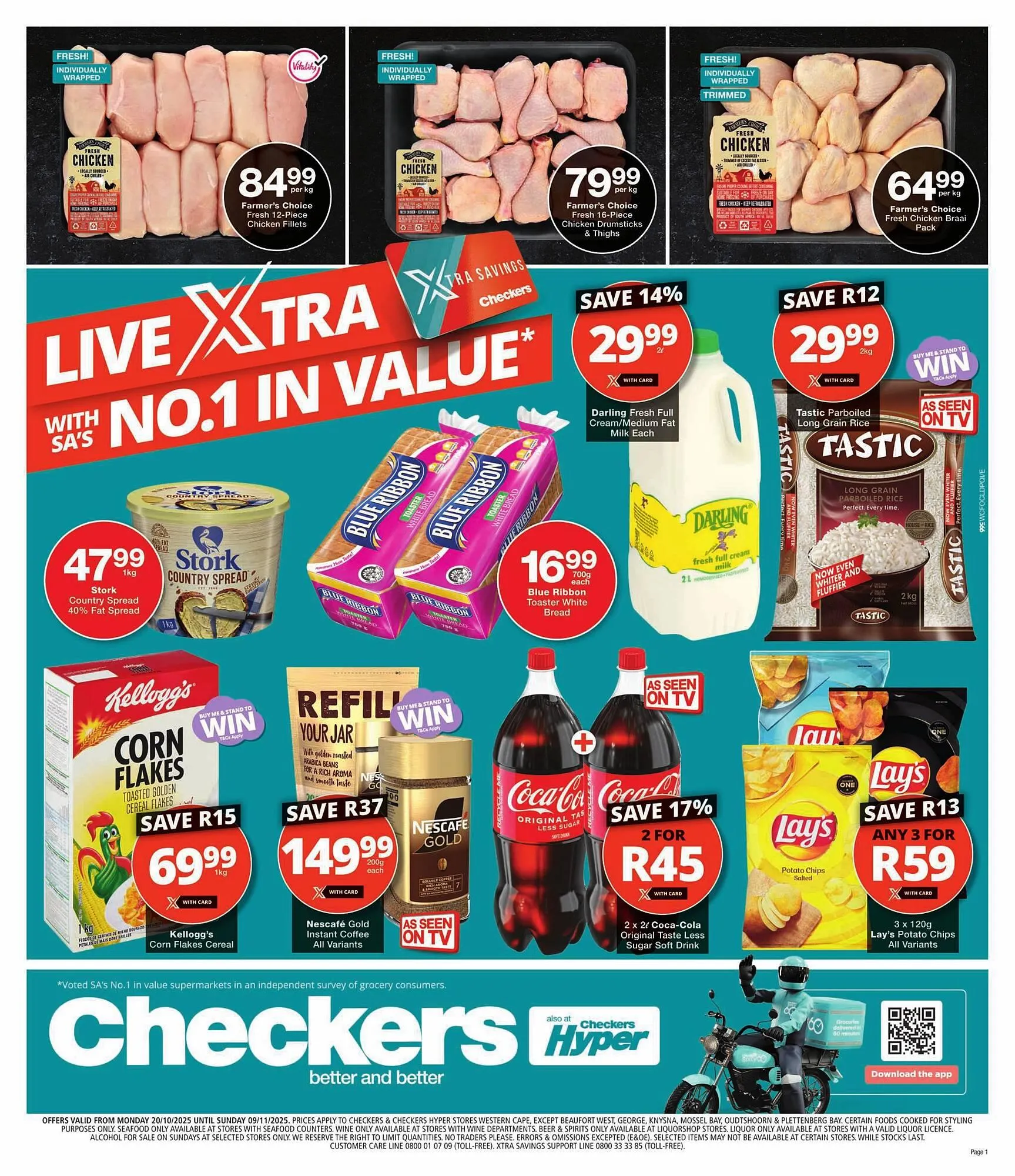 Checkers catalogue from 20 October to 9 November 2025 - Catalogue Page 1