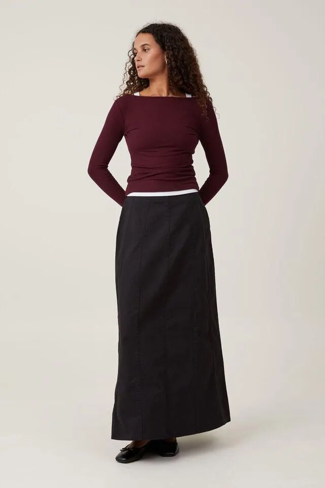 Zimi Panel Maxi Skirt