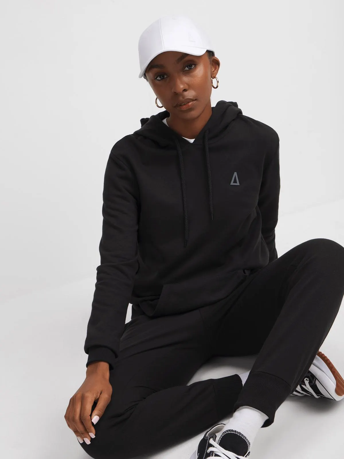 Women's APX Essential Black Hoodie