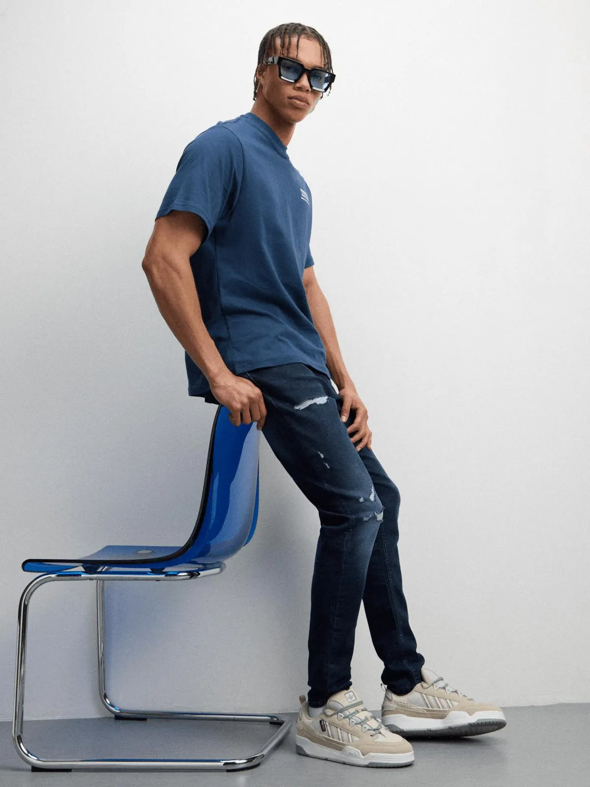 Redbat Men's Medium Blue Carrot Jeans