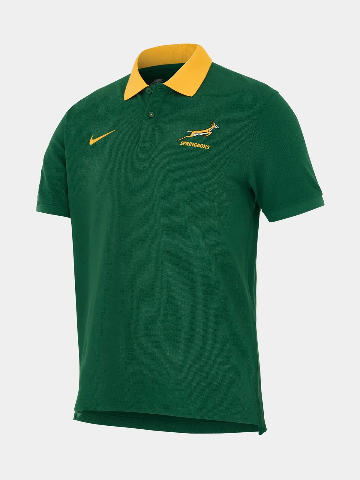 Nike Mens Springboks Green Polo Tee
