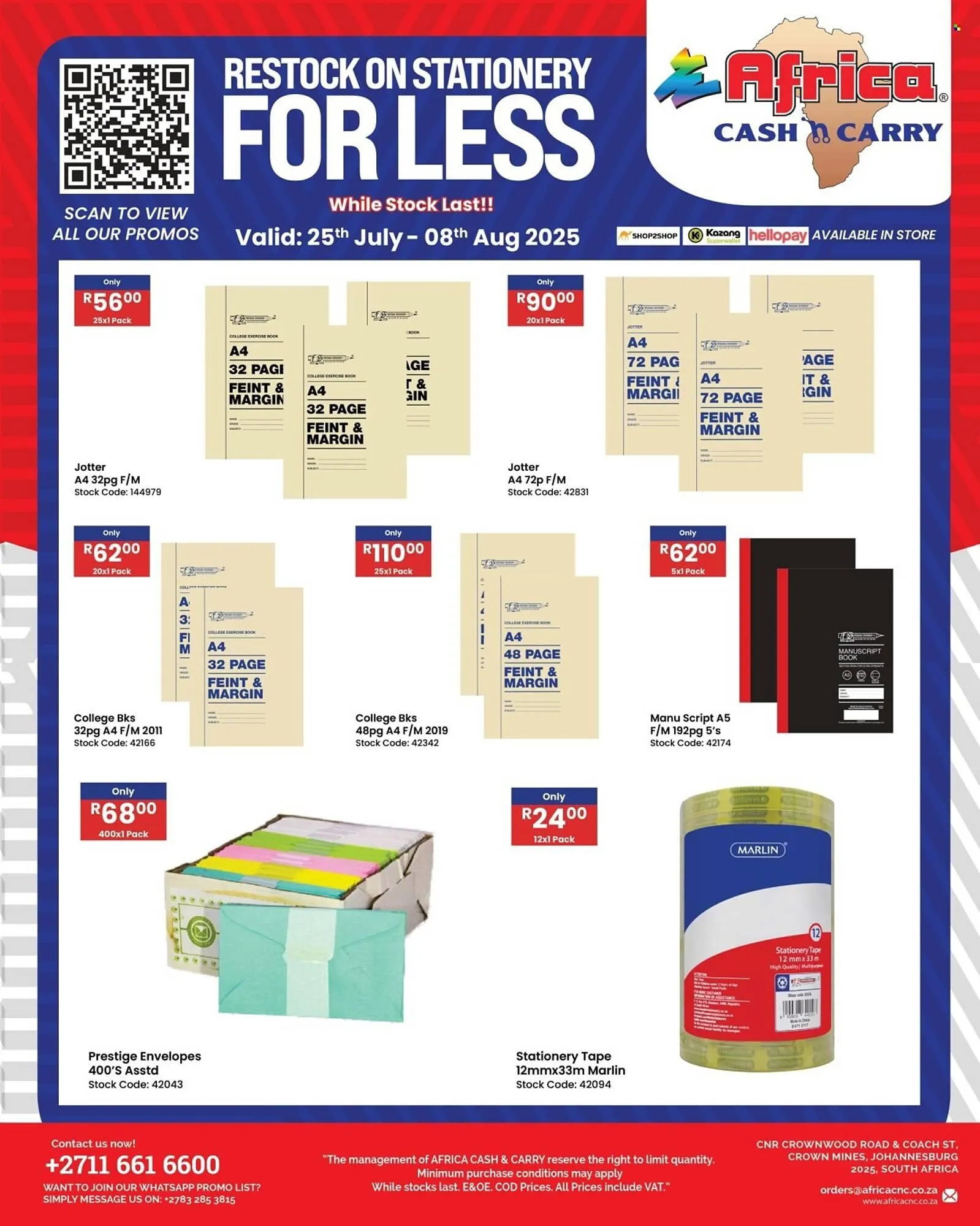 Africa Cash and Carry catalogue from 25 July to 8 August 2025 - Catalogue Page 7