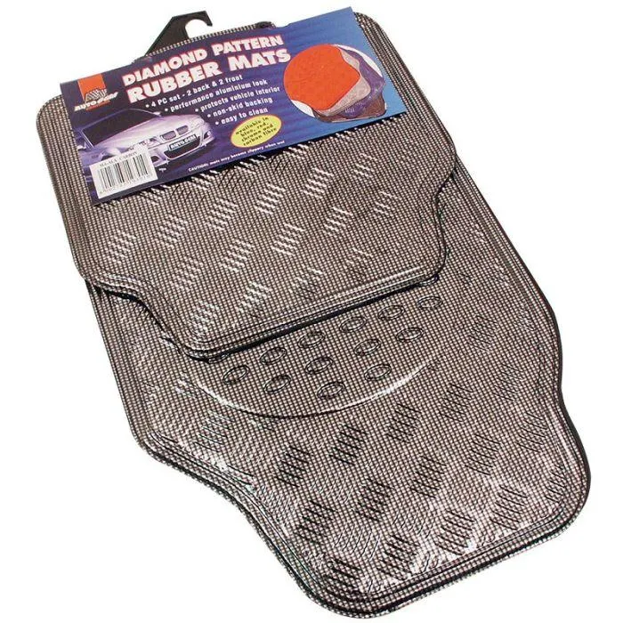 CARBON ALUMINIUM MAT SET