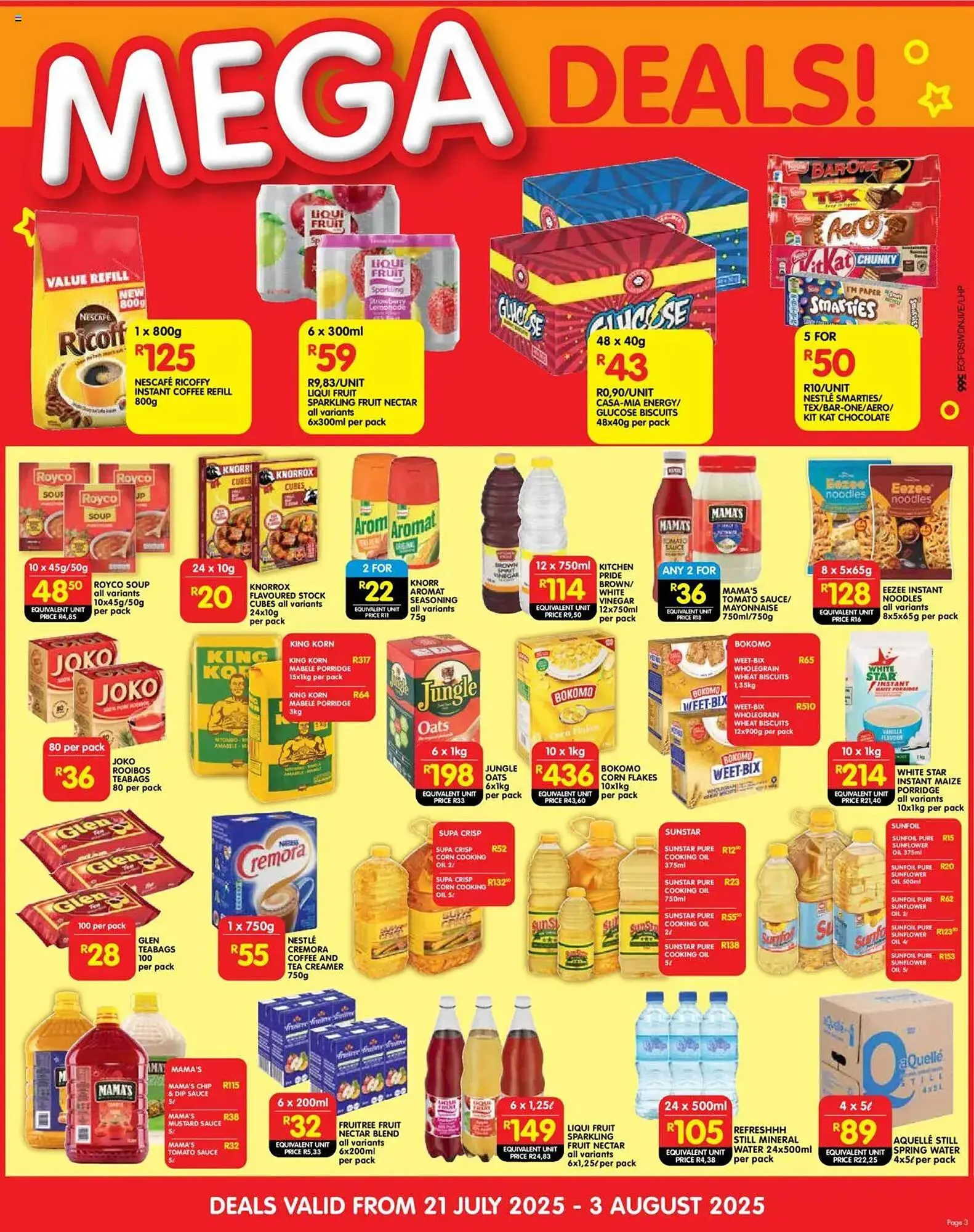 Shoprite catalogue from 21 July to 3 August 2025 - Catalogue Page 3