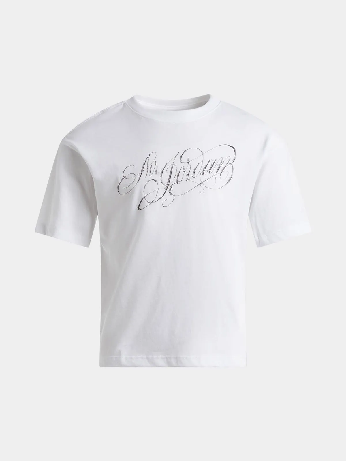 Jordan Girls Youth Air Jordan Graphic White T-Shirt