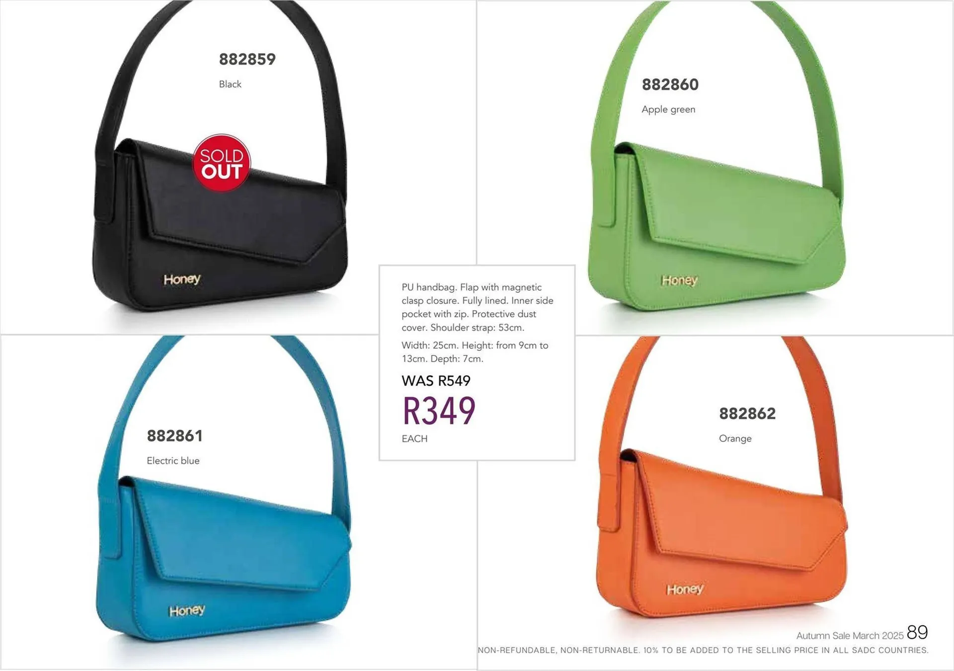 Honey Fashion Accessories catalogue from 6 June to 12 June 2025 - Catalogue Page 91