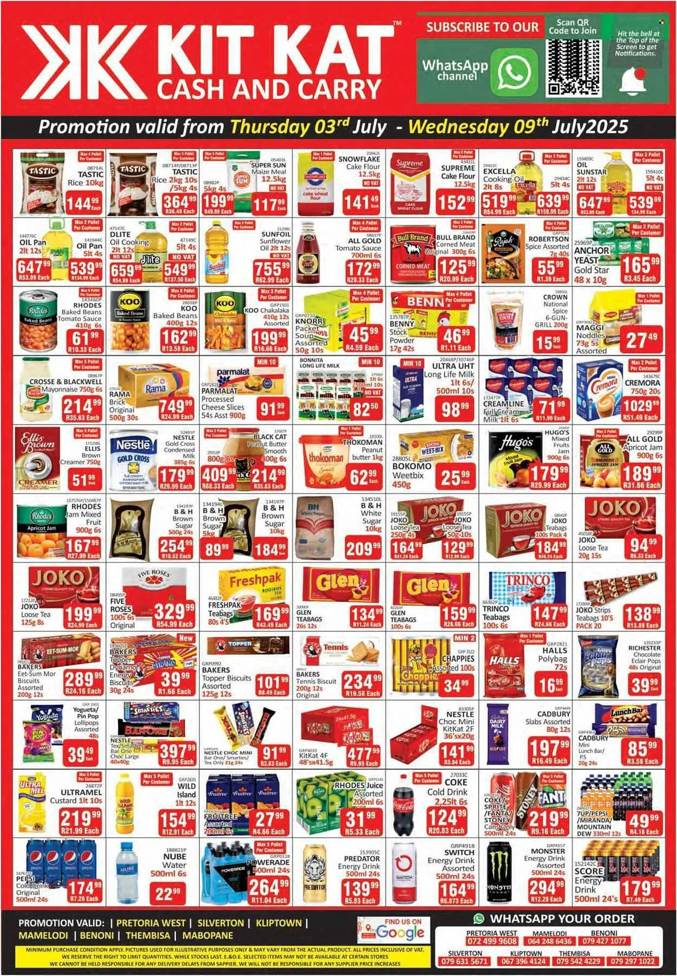 KitKat Cash and Carry catalogue from 3 July to 9 July 2025 - Catalogue Page 1