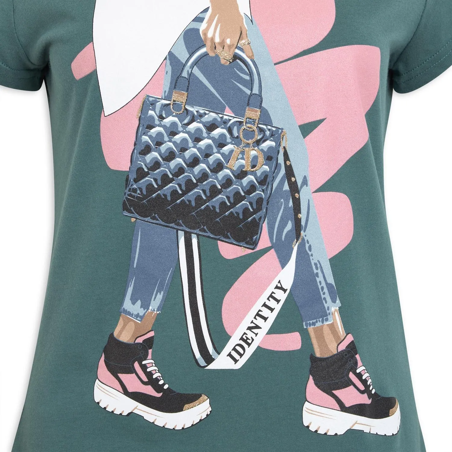 Teal Graphic Tee