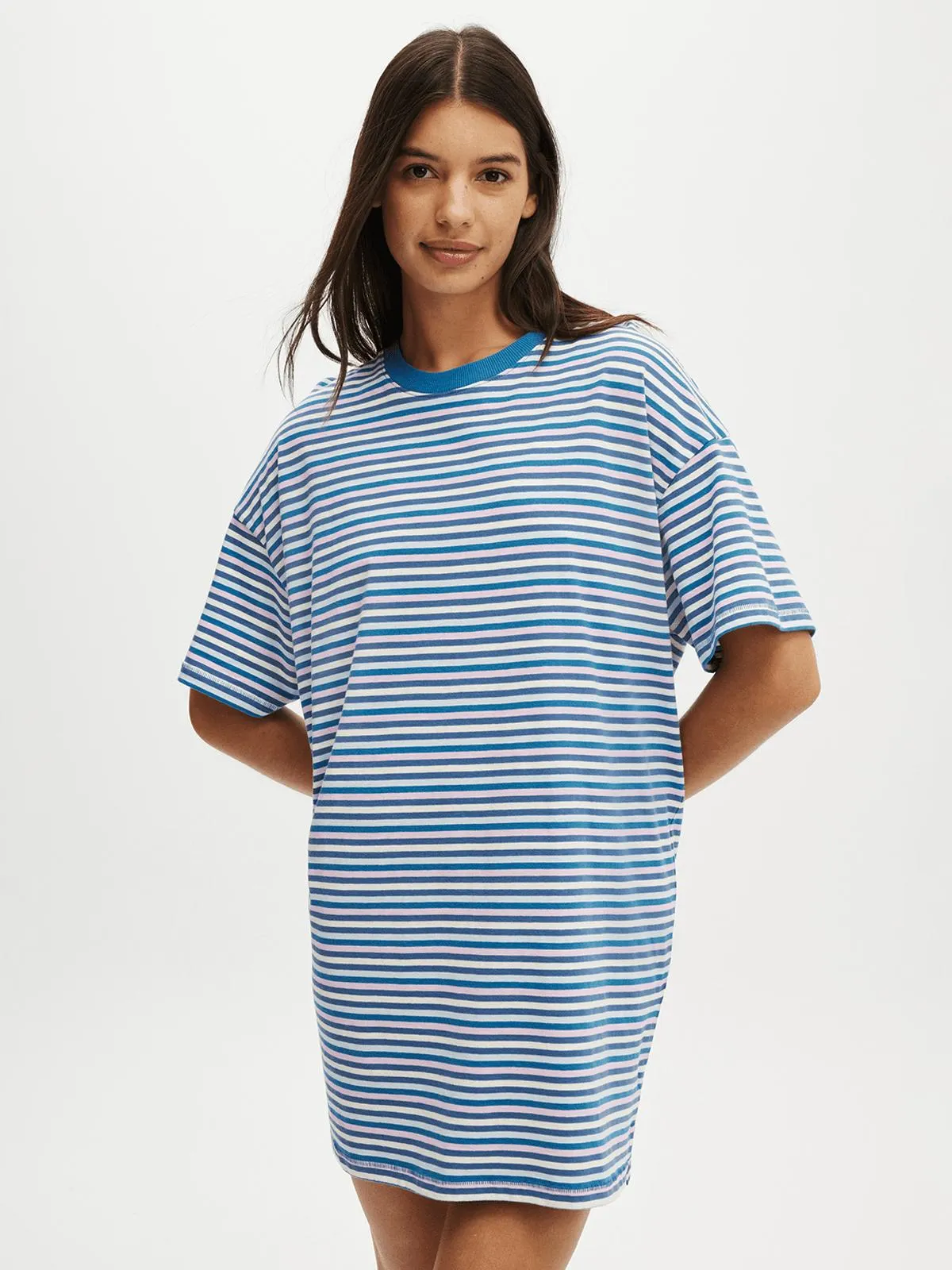 Women's Cotton On Blue 90s Jersey T-Shirt Nightie