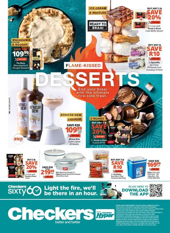 Checkers Home Of The Braai Promotion from 16 September to 6 October 2024 - Catalogue Page 8