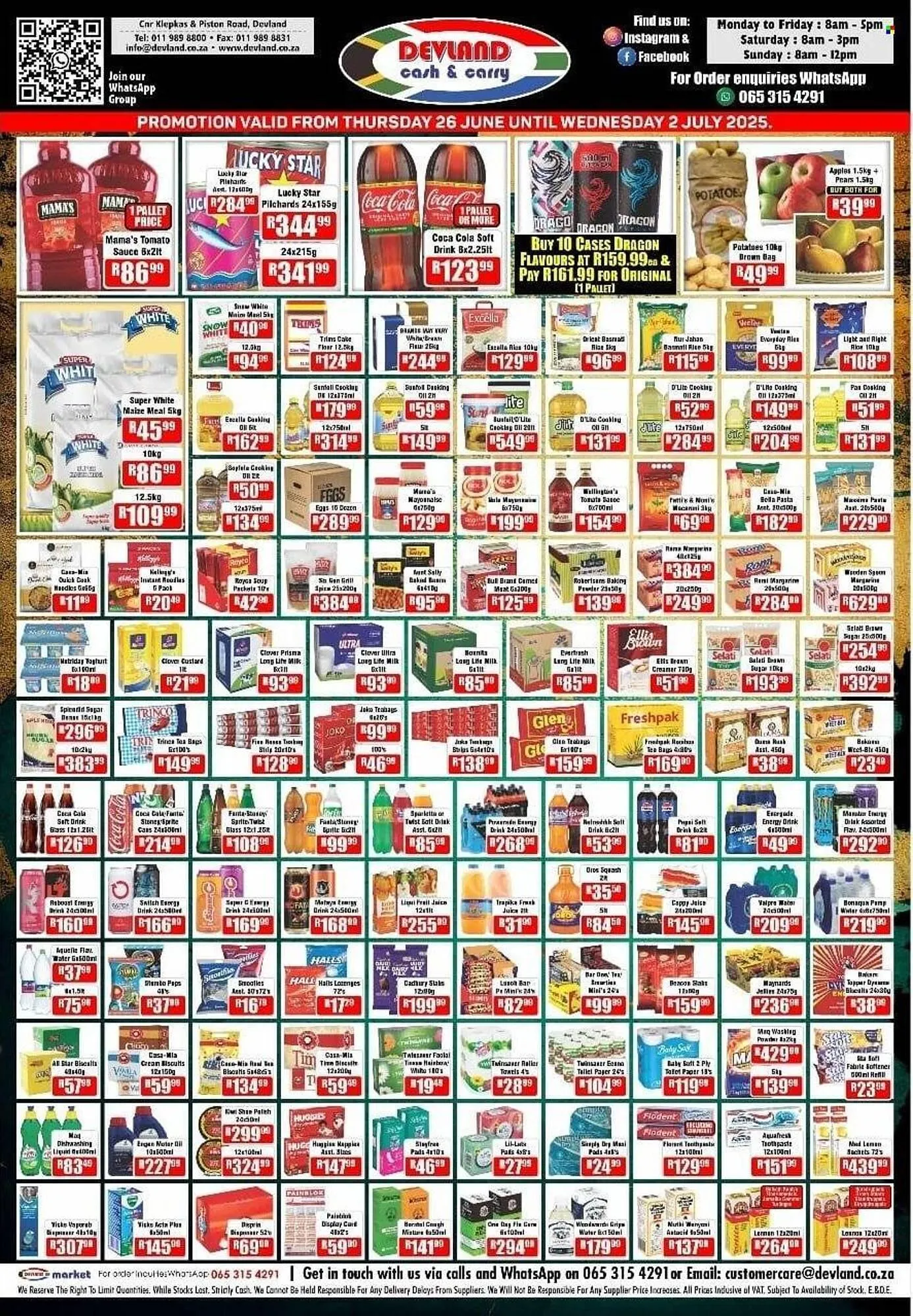 Devland Cash And Carry catalogue from 26 June to 2 July 2025 - Catalogue Page 1