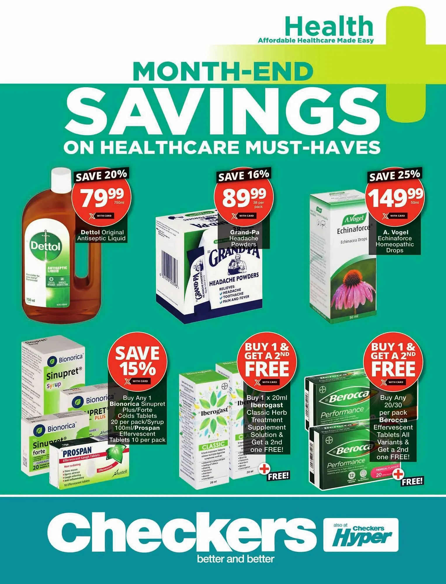 Checkers catalogue from 21 July to 10 August 2025 - Catalogue Page 1