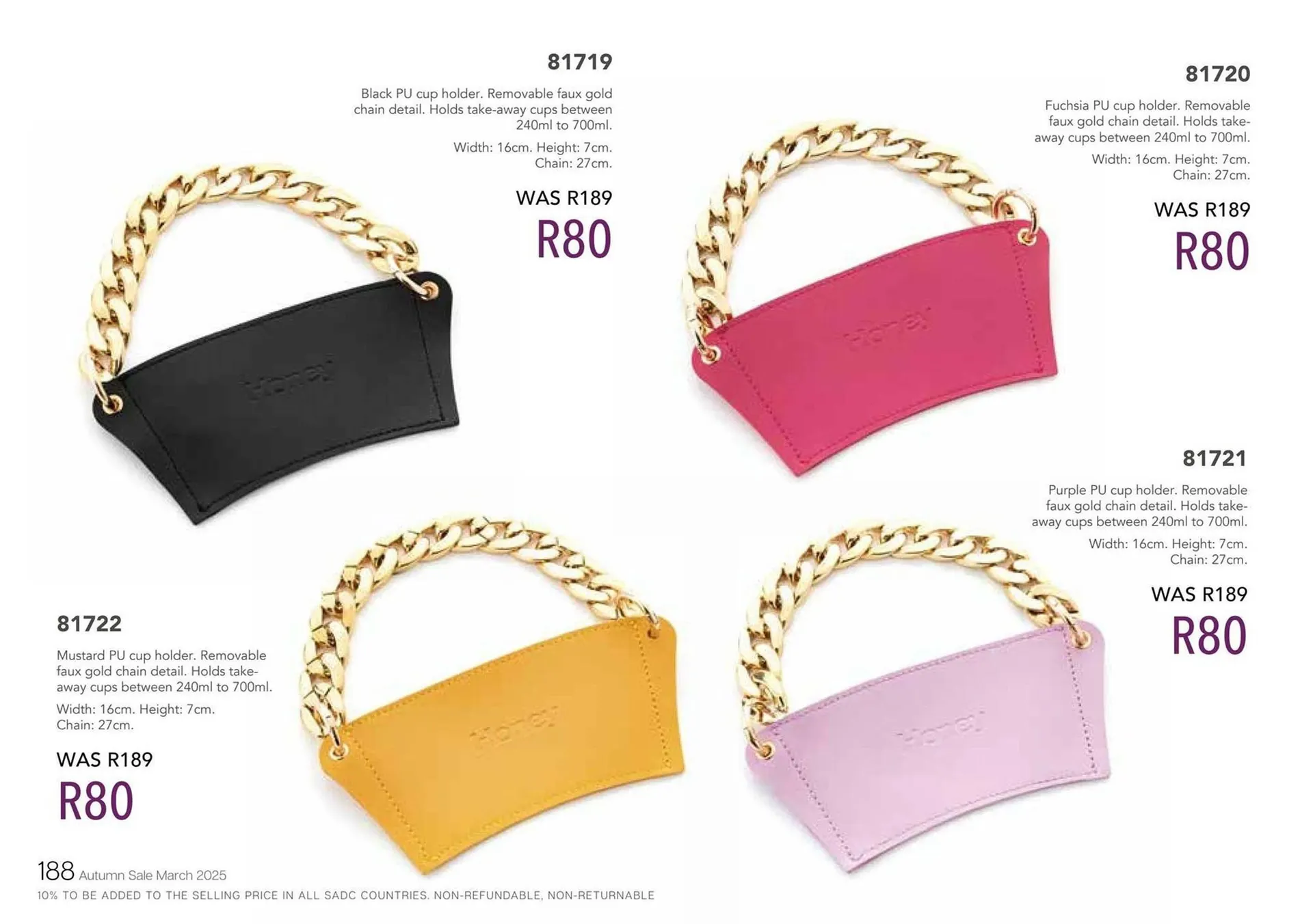 Honey Fashion Accessories catalogue from 6 June to 12 June 2025 - Catalogue Page 190