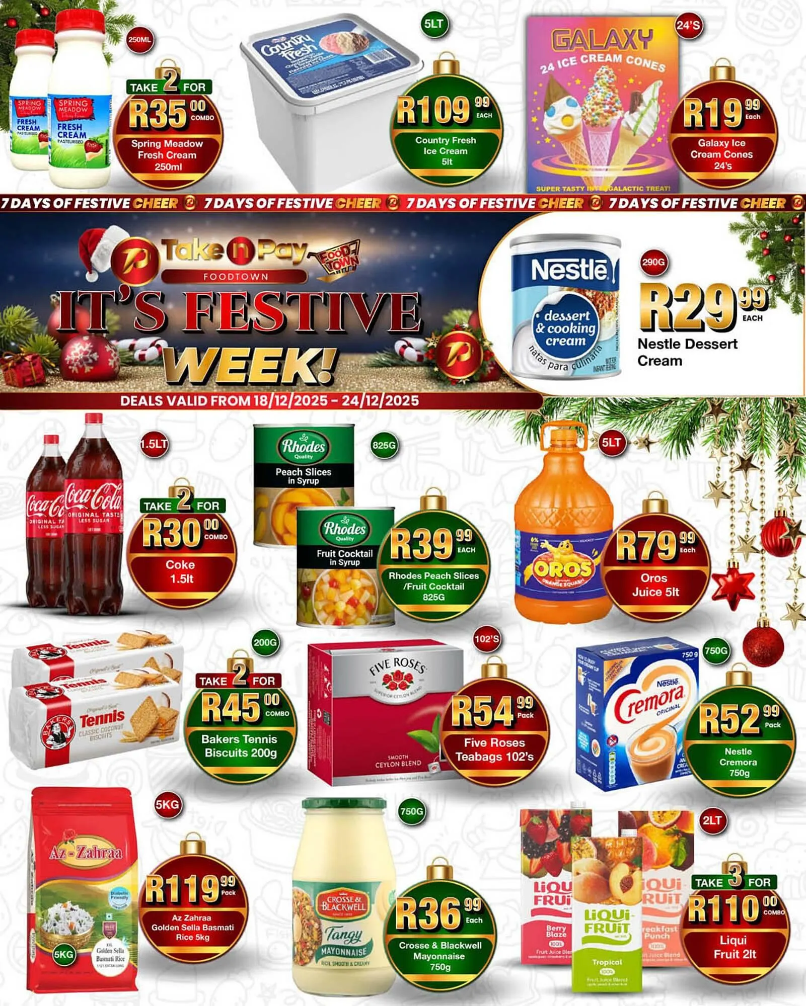 Take 'n Pay catalogue from 18 December to 24 December 2025 - Catalogue Page 1