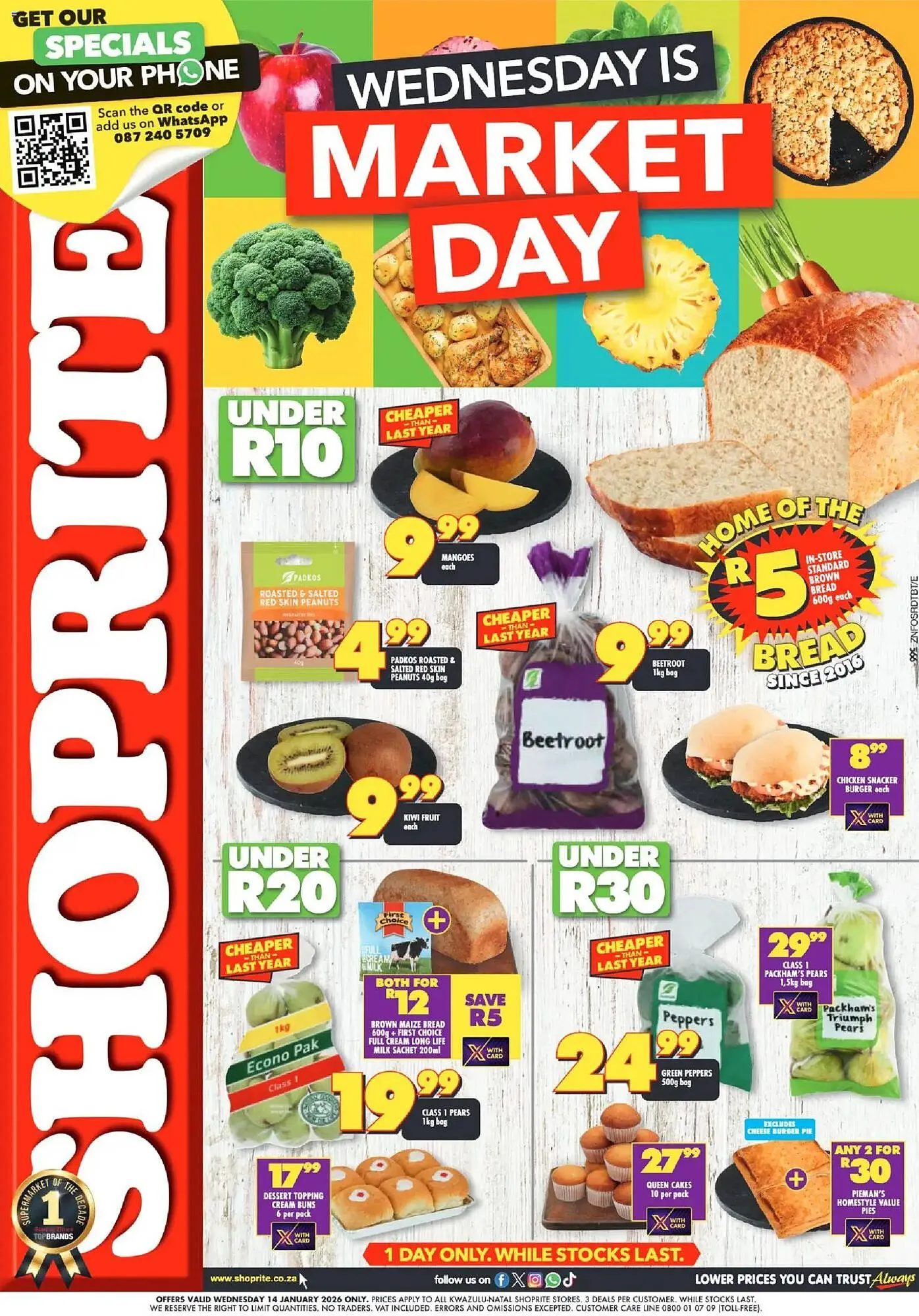 Shoprite catalogue from 14 January to 14 January 2026 - Catalogue Page 1