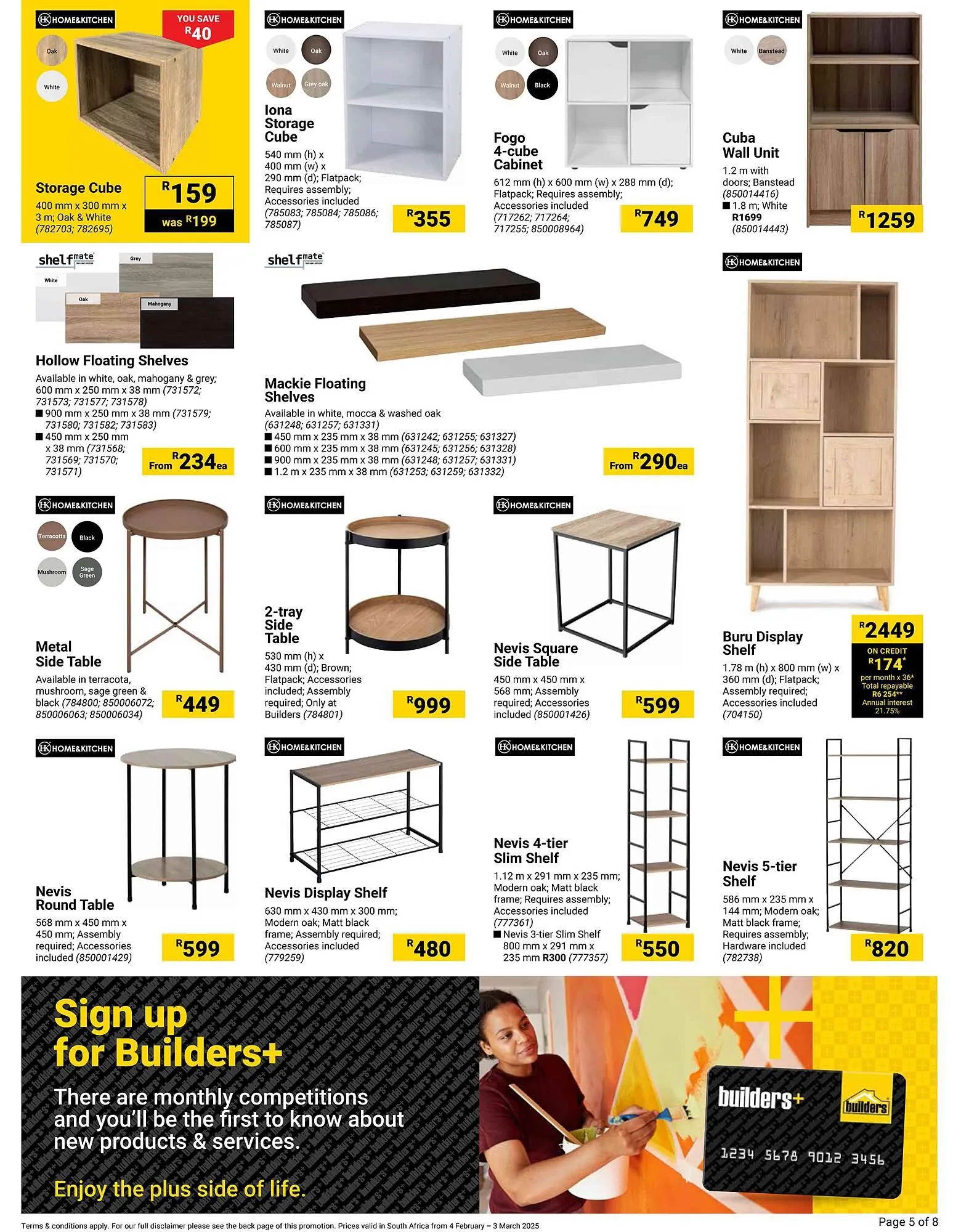 Builders Warehouse catalogue from 4 February to 3 March 2025 - Catalogue Page 5