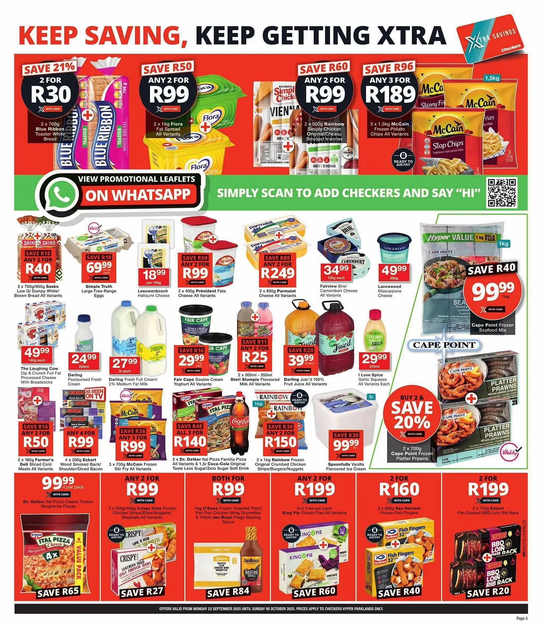 Checkers catalogue from 22 September to 5 October 2025 - Catalogue Page 5