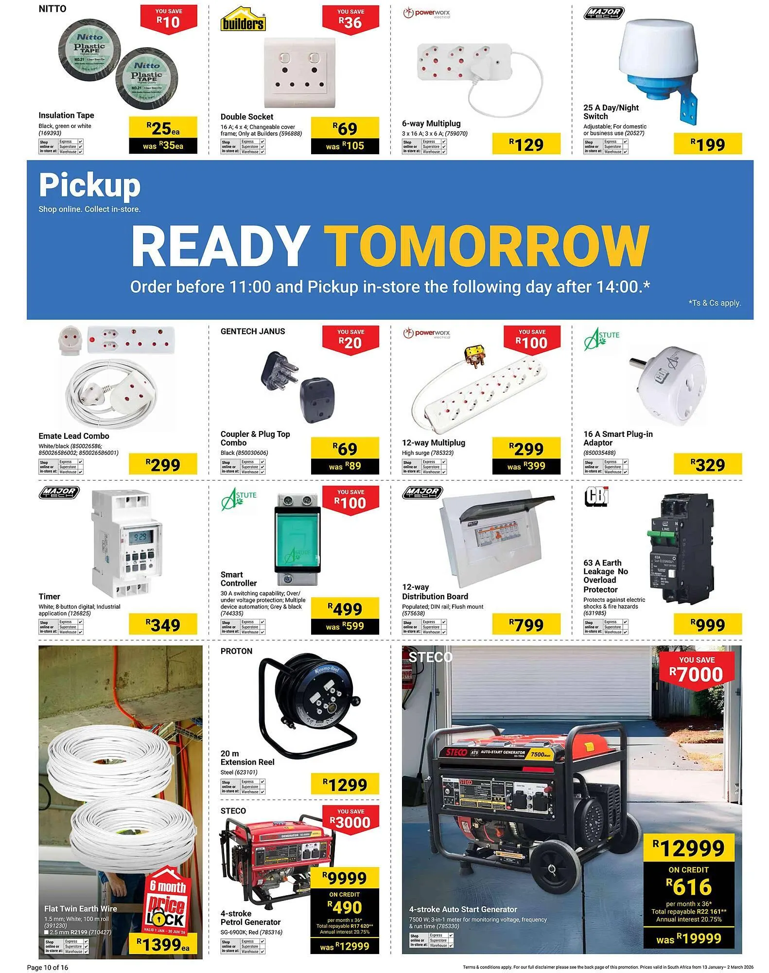 Builders Warehouse catalogue from 13 January to 2 March 2026 - Catalogue Page 10