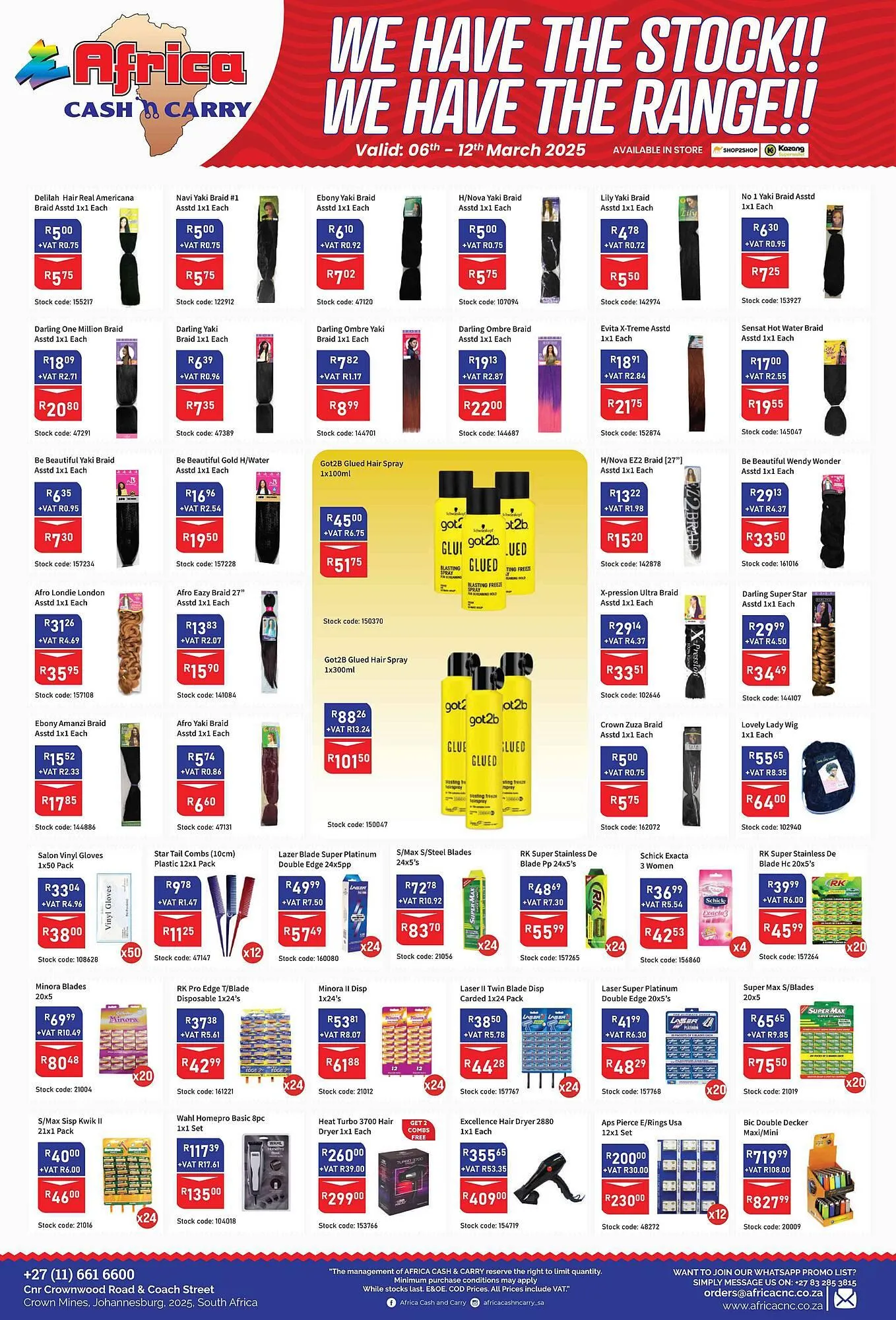 Africa Cash and Carry catalogue from 6 March to 12 March 2025 - Catalogue Page 7