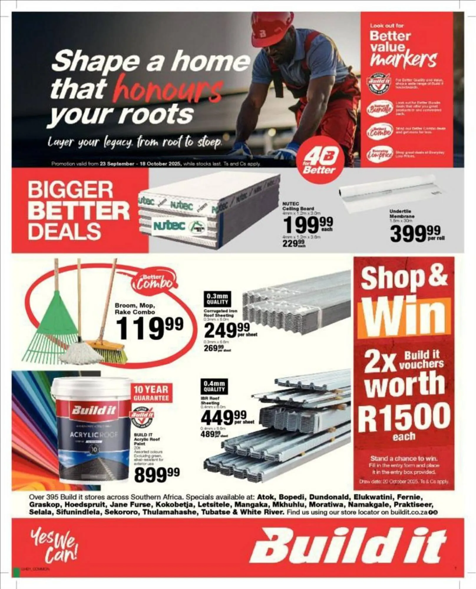 Build It catalogue from 9 October to 21 October 2025 - Catalogue Page 1