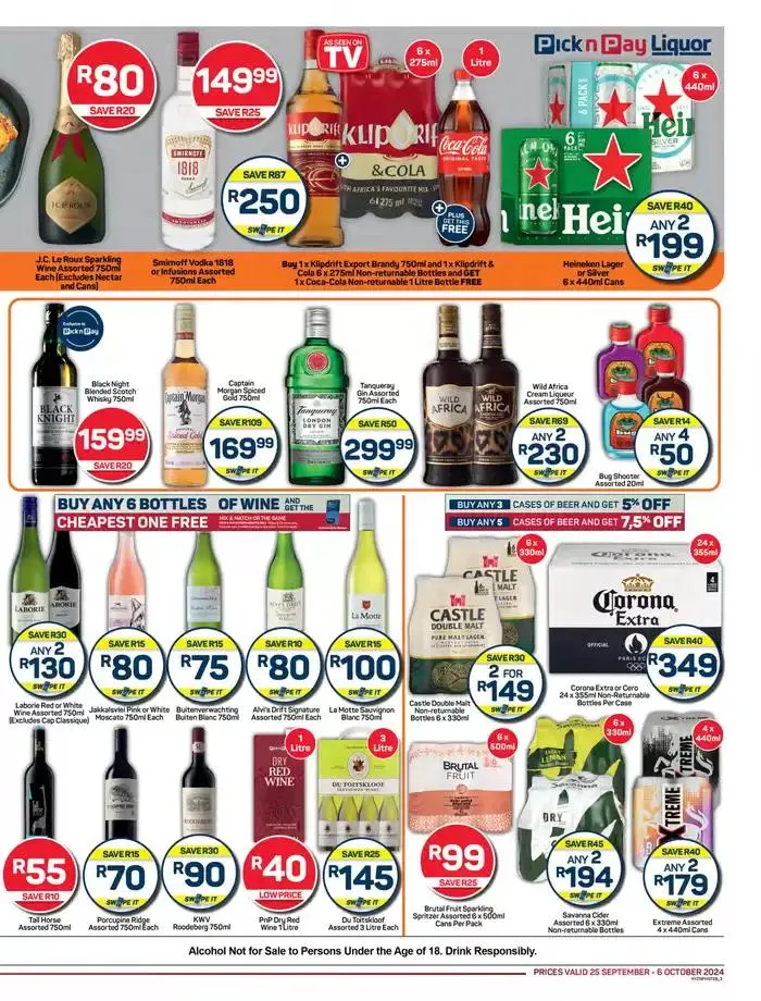 Pick n Pay Hypermarket weekly specials from 25 September to 6 October 2024 - Catalogue Page 3
