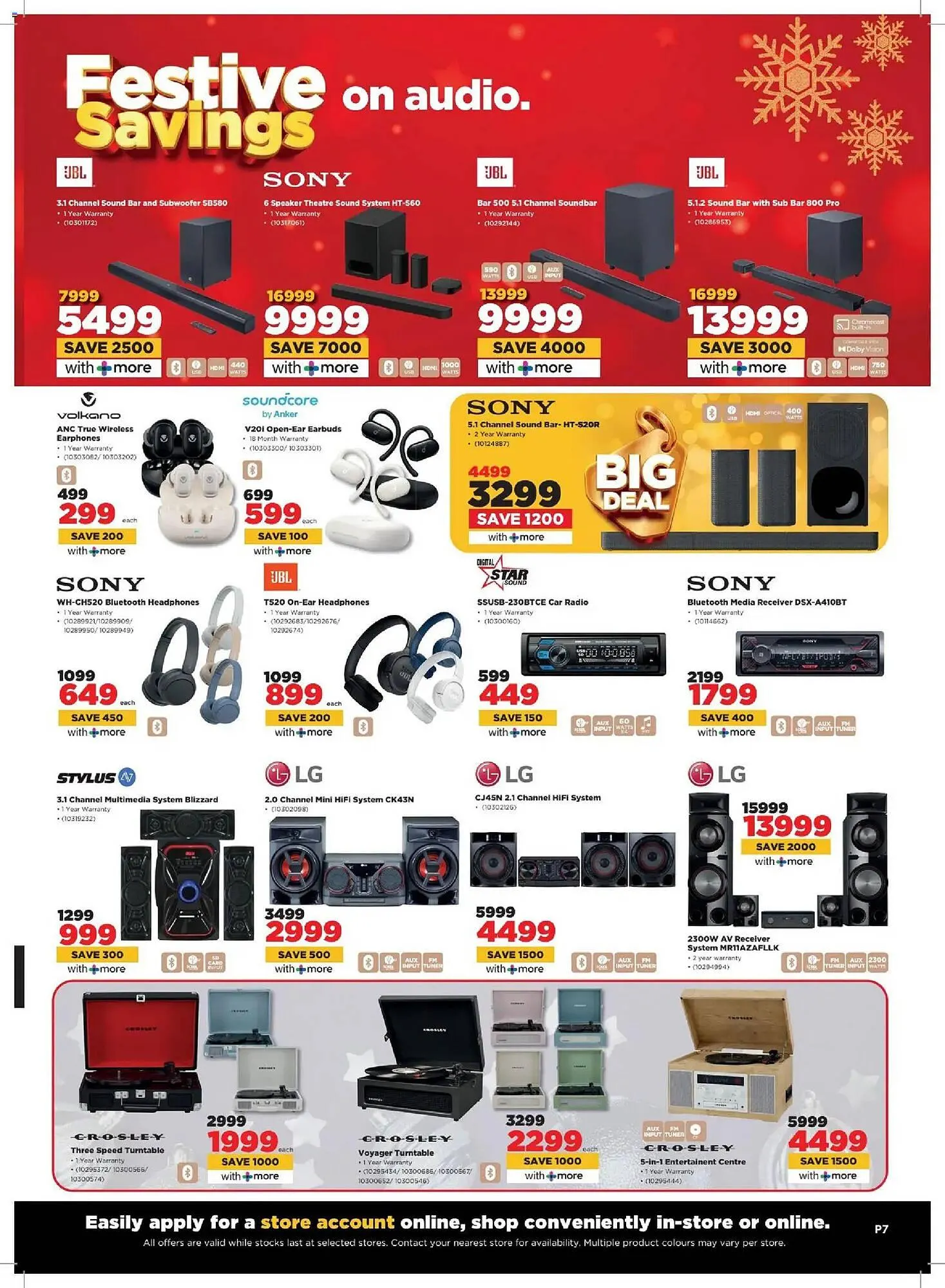 HiFi Corp catalogue from 17 December to 28 December 2025 - Catalogue Page 7